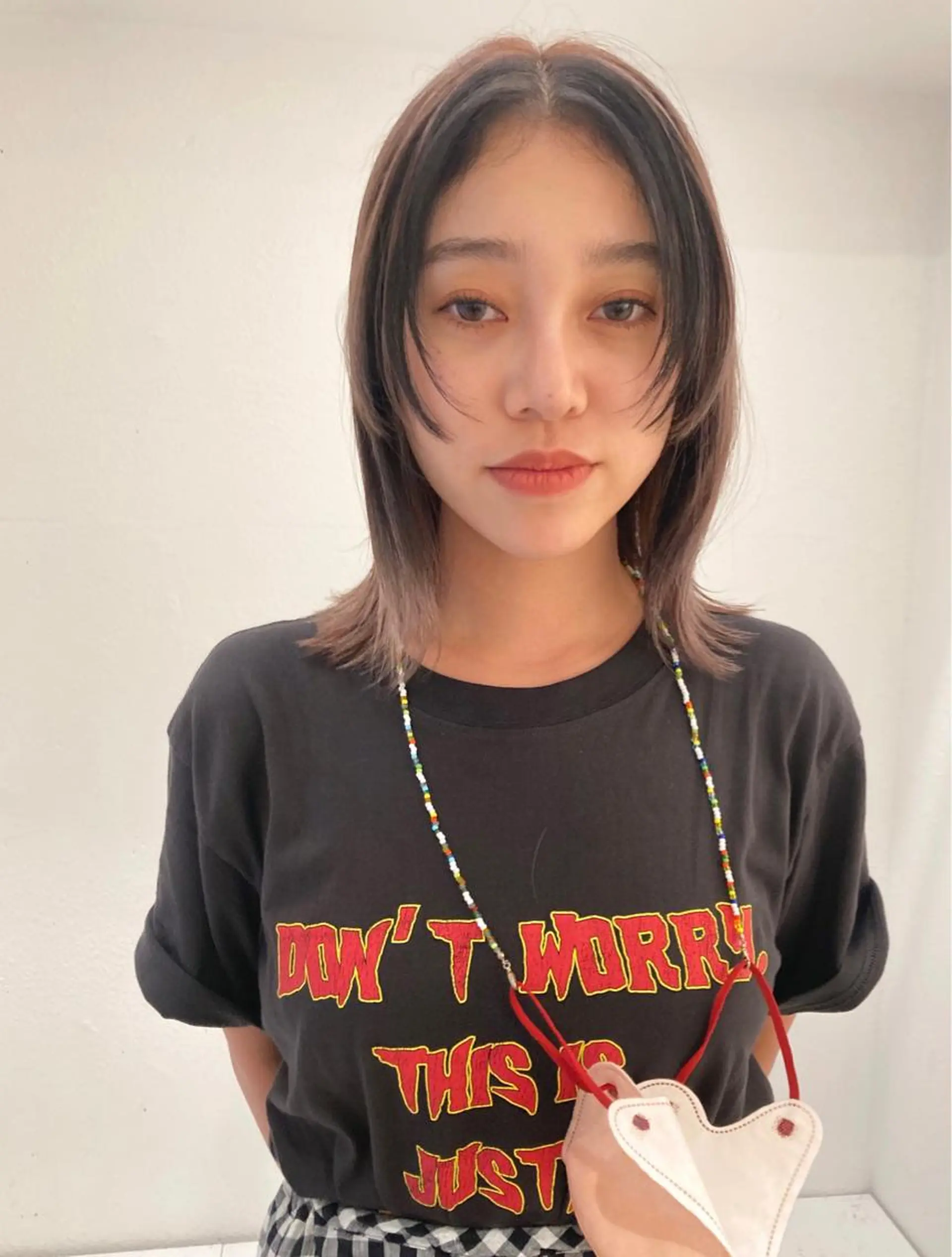 ミディアム カラー ハイトーンカラー カット ヘアカラー お洒落ベージュ🤎 代官山shibukiのヘアスタイル