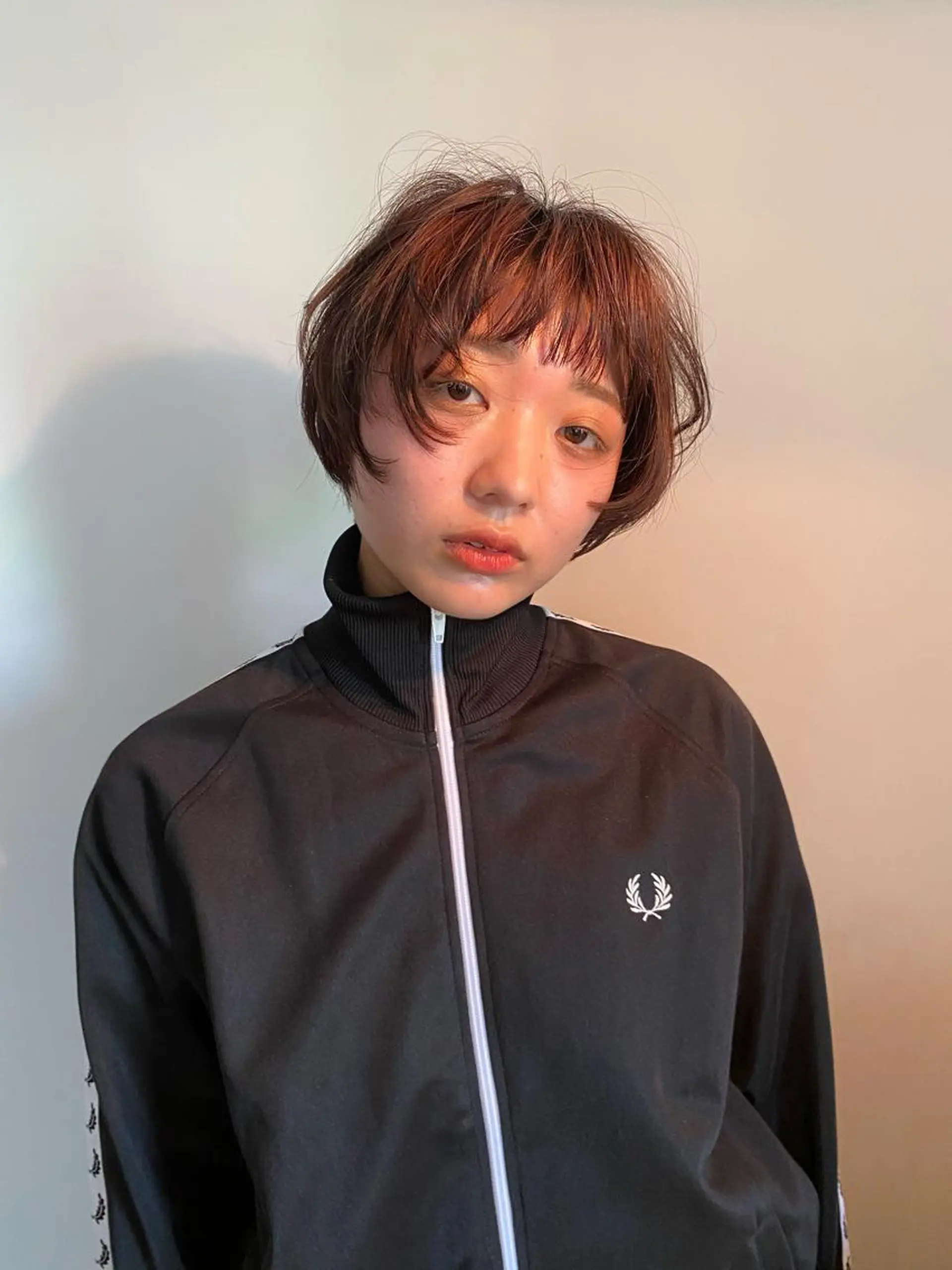 ショート カラー 美髪ストレート 川本雄己のヘアスタイル