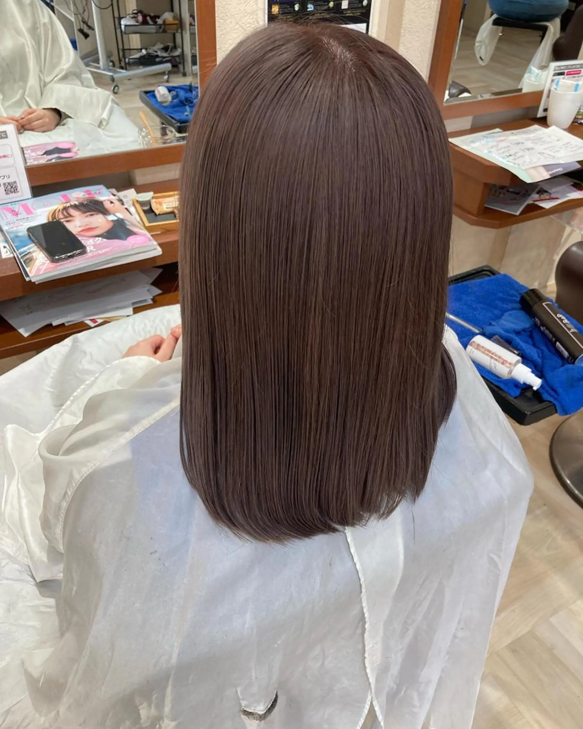 カラー ブリーチ ブラウンカラー 髪質改善/透明感 カラー/内藤有須加のヘアスタイル