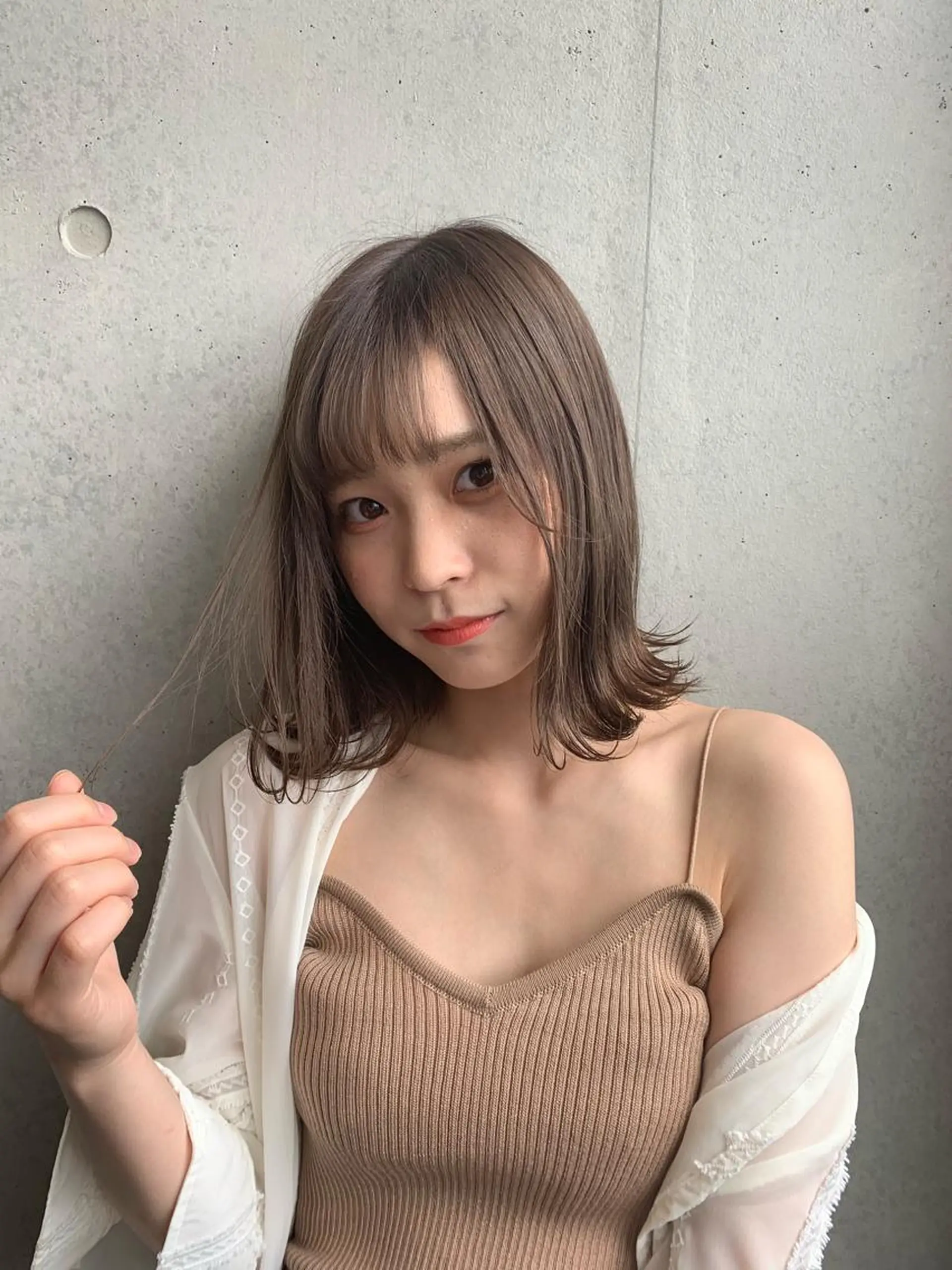 ミディアム 髪質改善/縮毛矯正 ツヤ髪🩷さつきのヘアスタイル