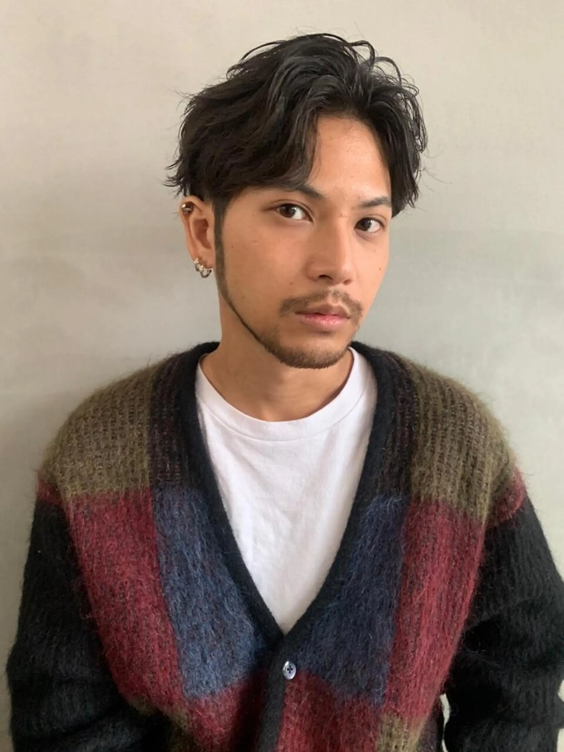 ショート パーマ メンズ メンズパーマ 波巻きパーマ SENTA✨メンズ パーマ✨fifth栄のヘアスタイル