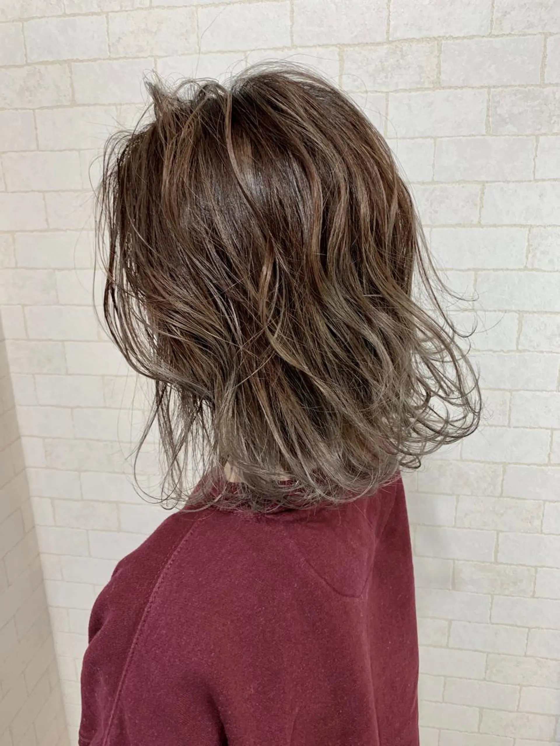 ミディアム 神野 雅樹のヘアスタイル