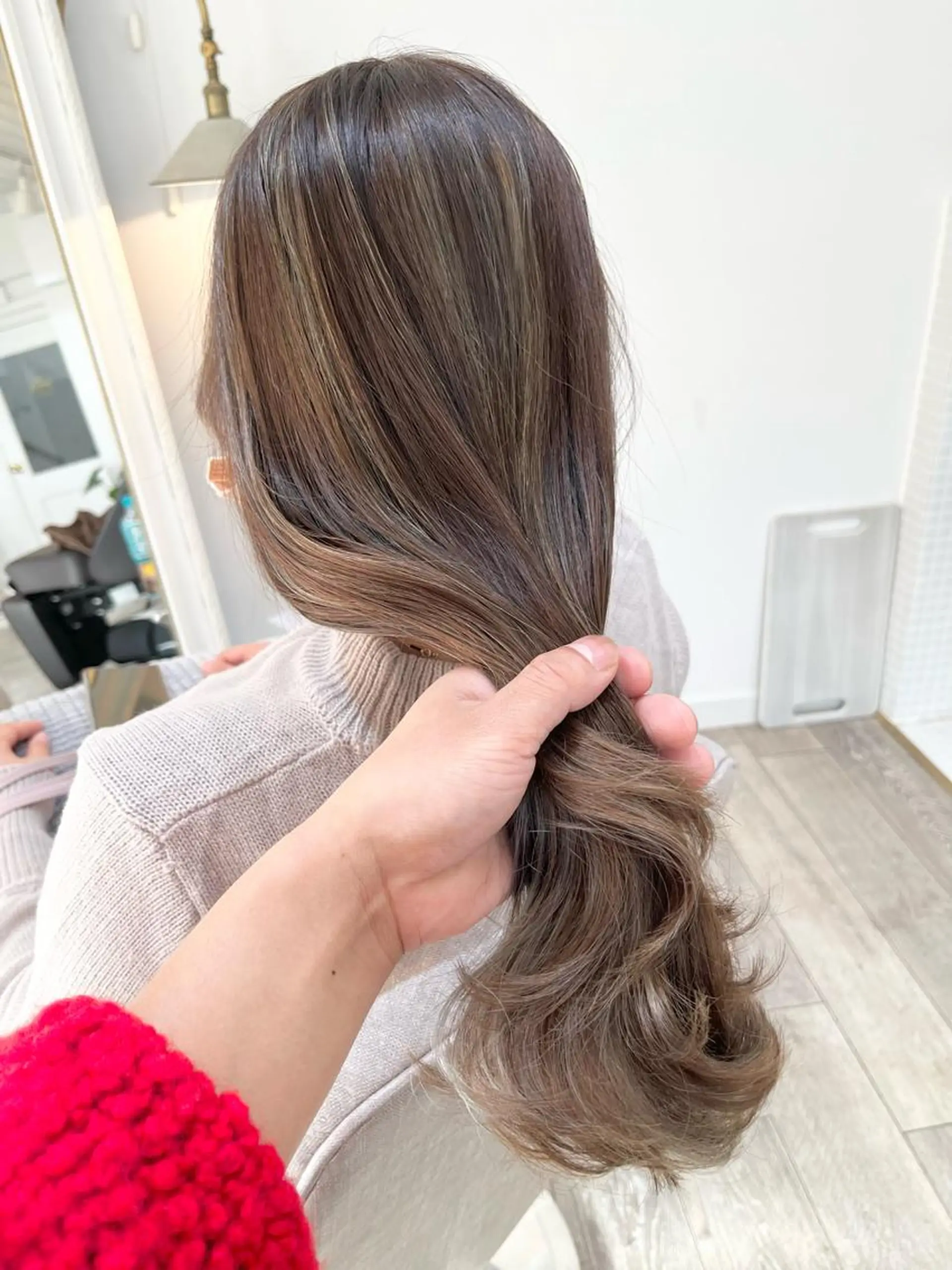 ロング 前髪&顔周りカット/ 韓国レイヤー/シバタのヘアスタイル