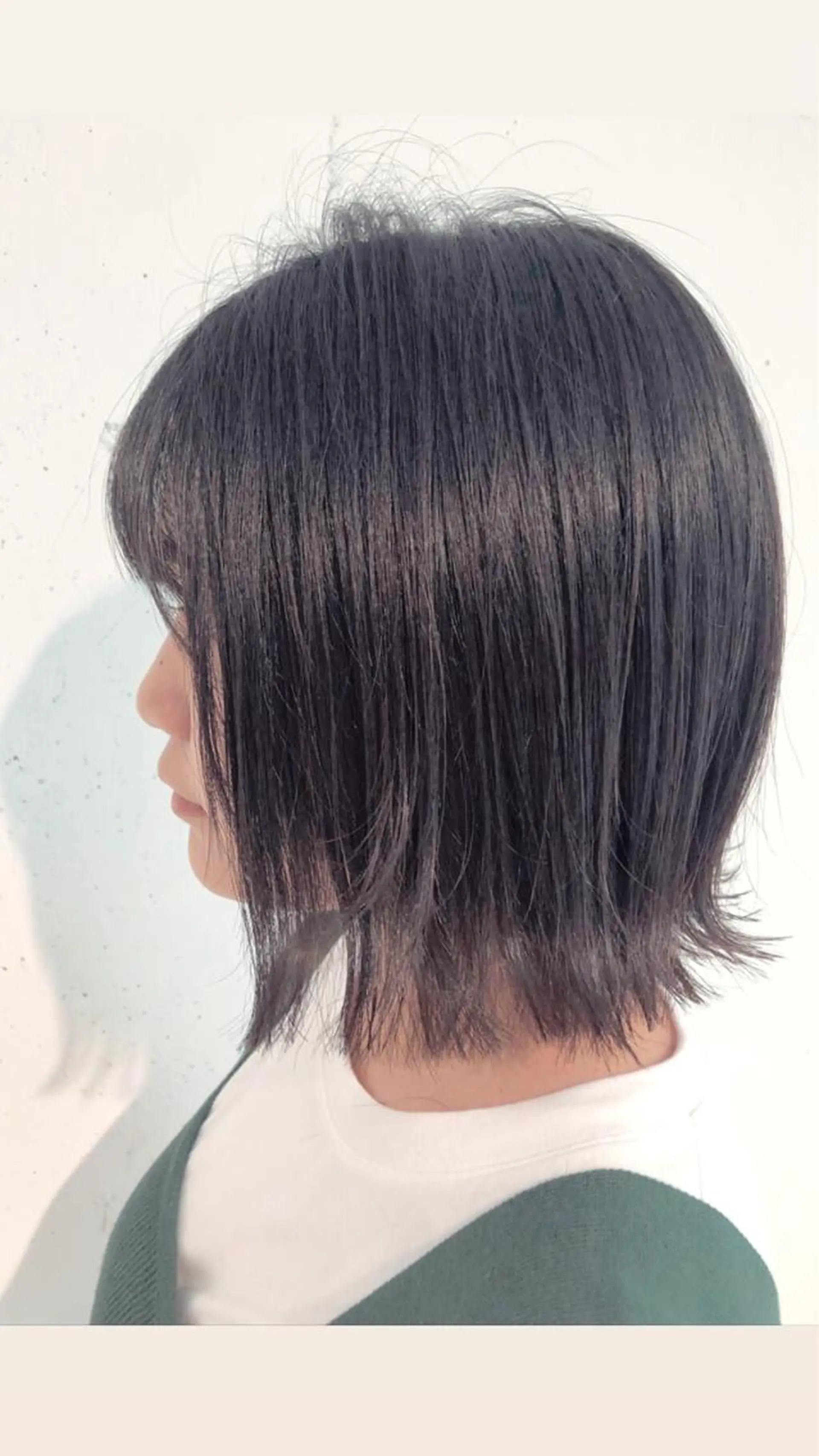 ショート 切りっぱなしボブ ボブ AiRU hair MARINAのヘアスタイル