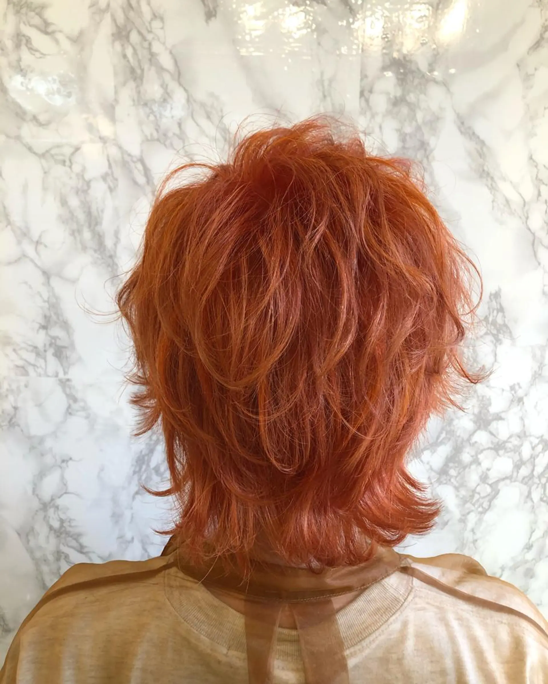 ショート カラー ハイライトカラー オレンジ ハイライト 🟦西荻窪メンズ特化 美容師🟦Yu-Jiのヘアスタイル