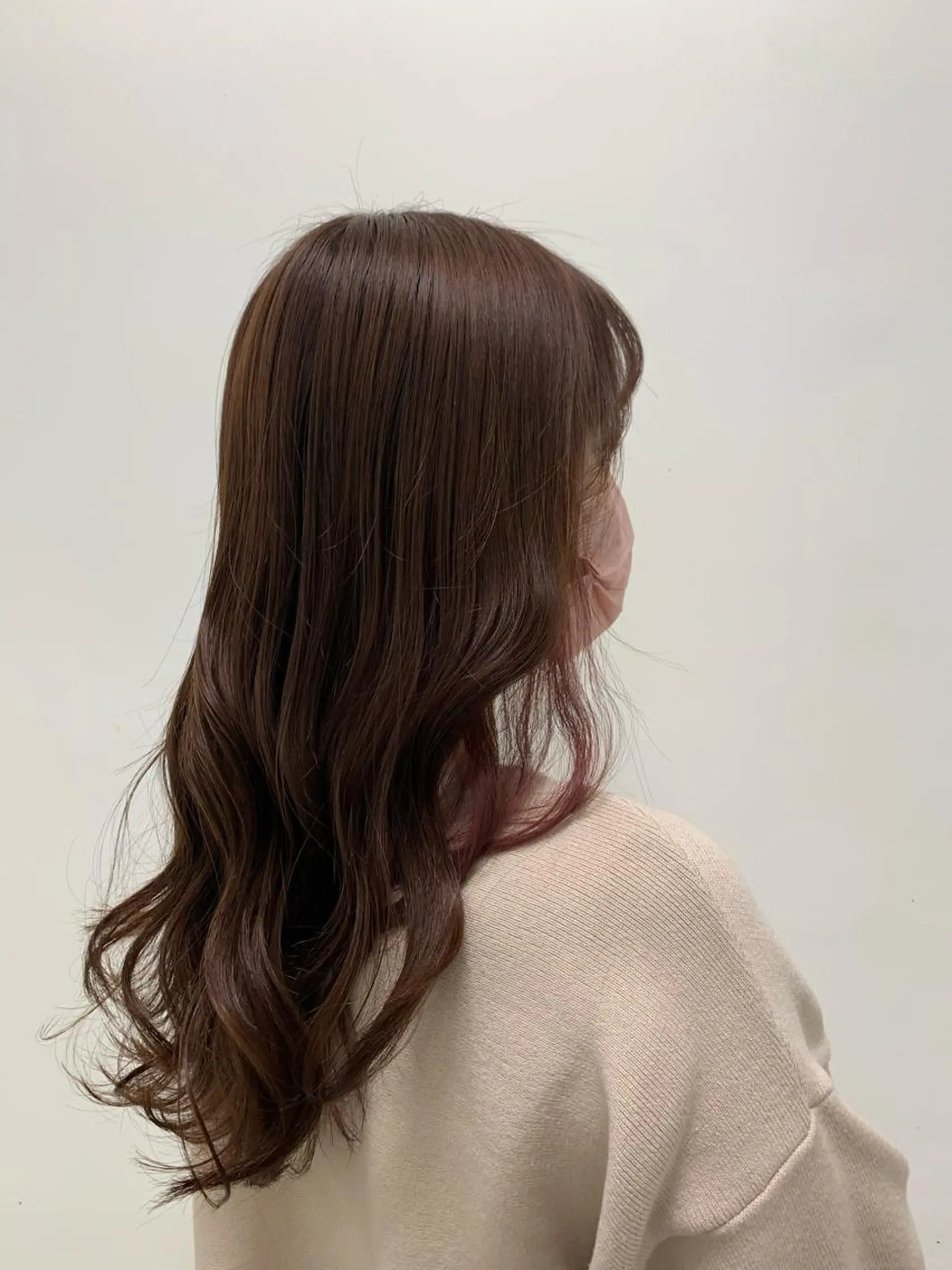 ロング カラー ヘアアレンジ 新宿/小顔レイヤー/ 顔まわり/西慶太朗のヘアスタイル