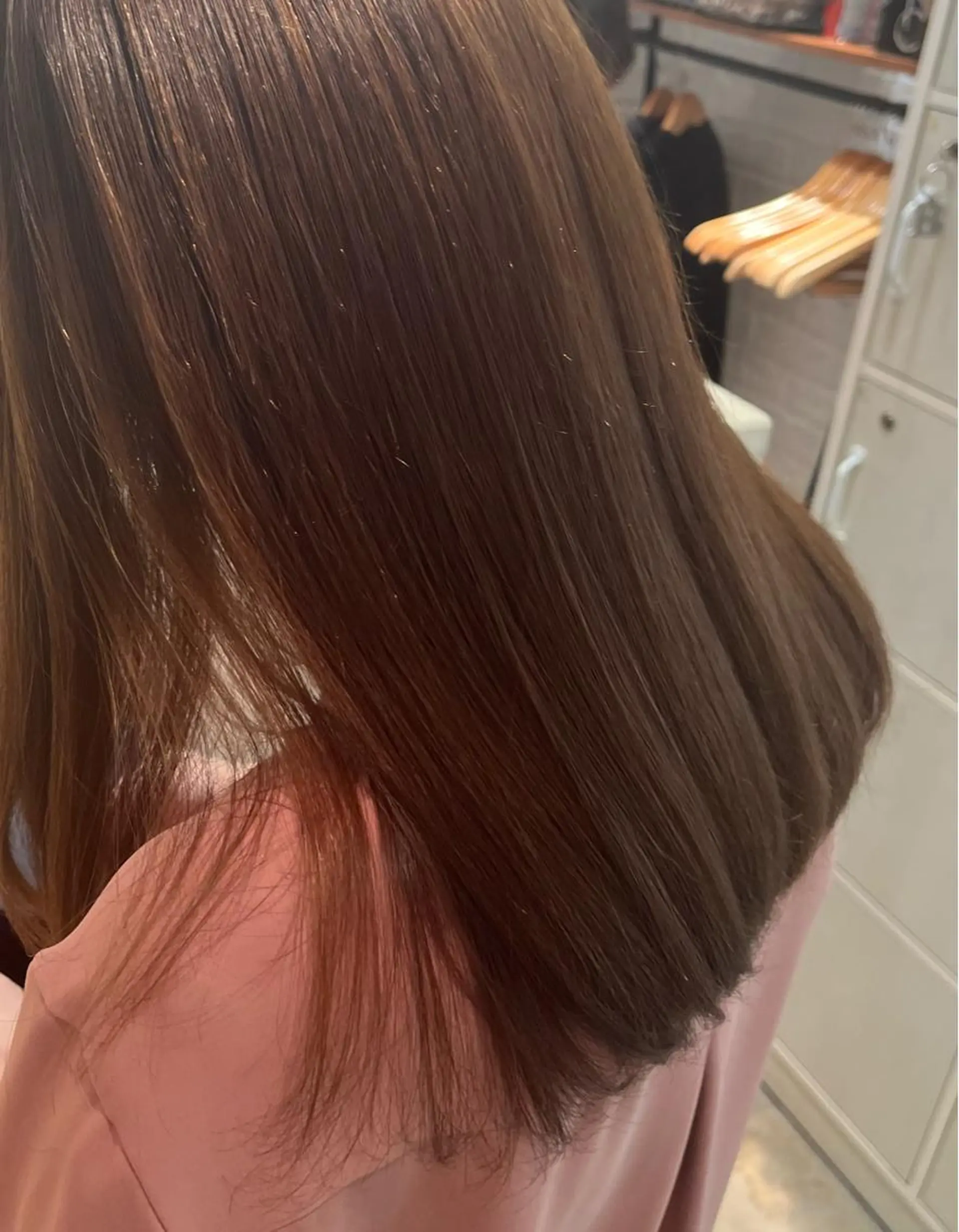 ロング カラー 石井 歩奈のヘアスタイル