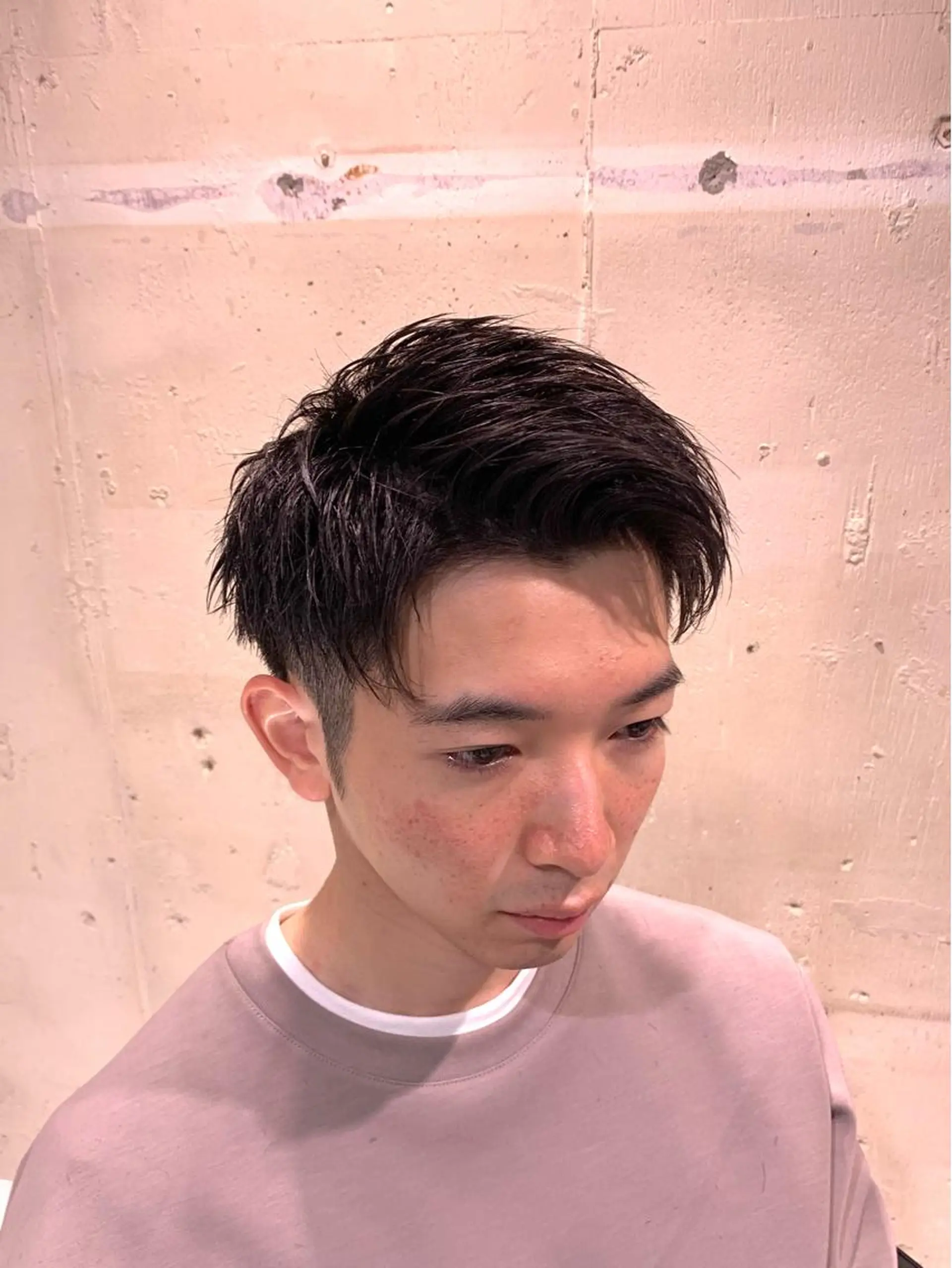 ショート メンズ アップバング ショートヘア メンズカット 大畑公平のヘアスタイル