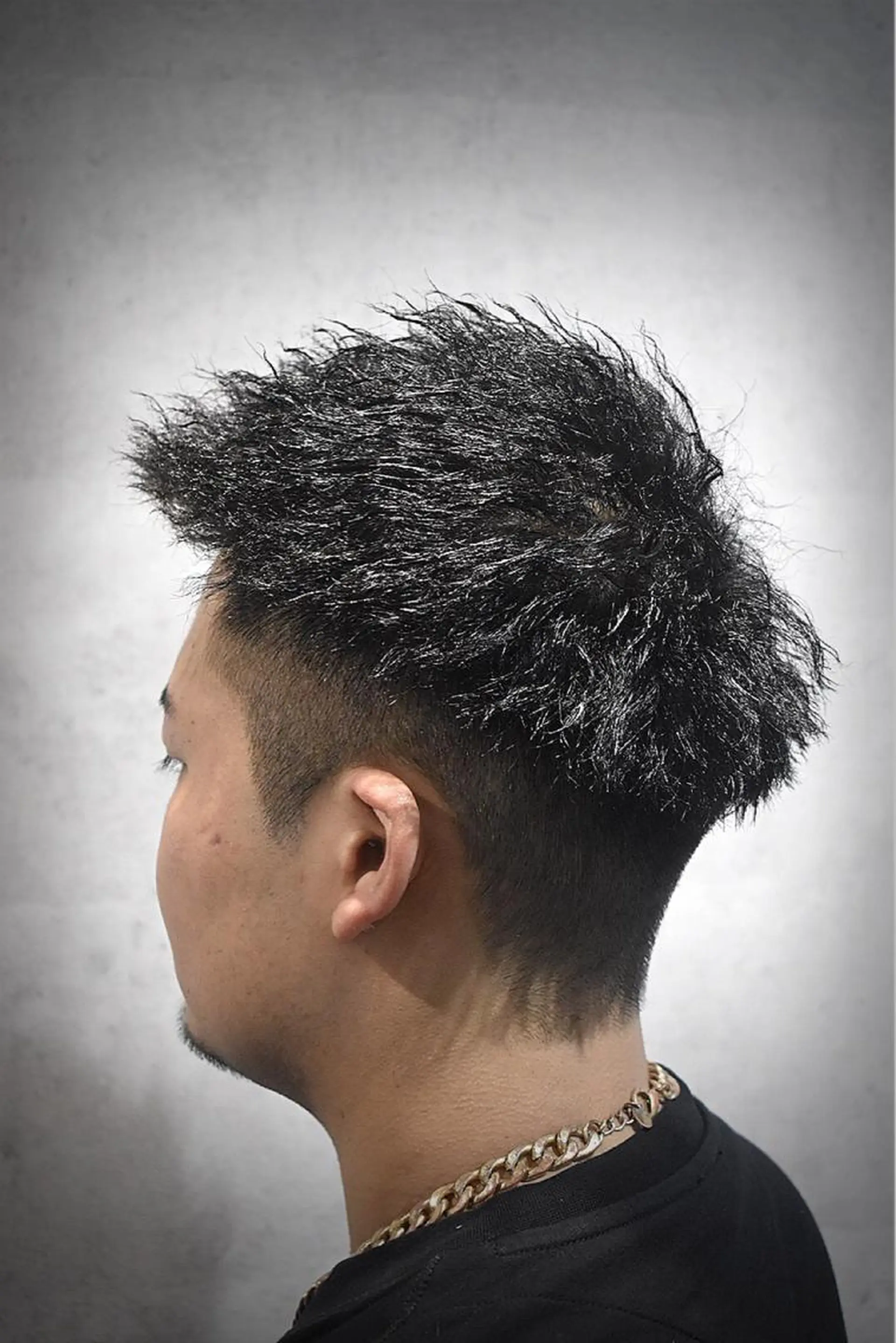 ショート パーマ メンズ カット パーマ ヘアセット 中西 将斗のヘアスタイル