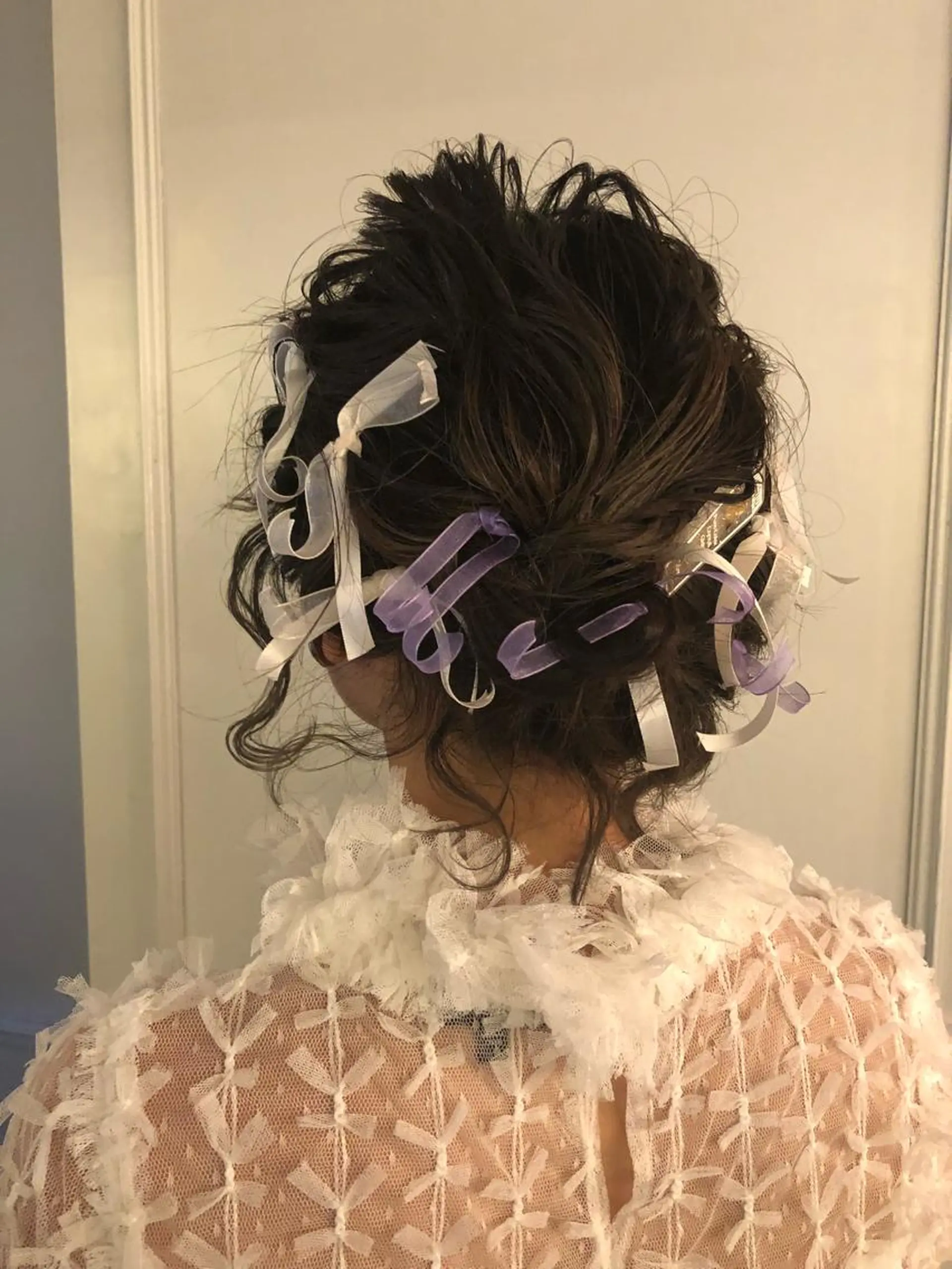 ミディアム ヘアアレンジ レイヤーカット✂️ 横浜No1♡下鳥翔子のヘアスタイル