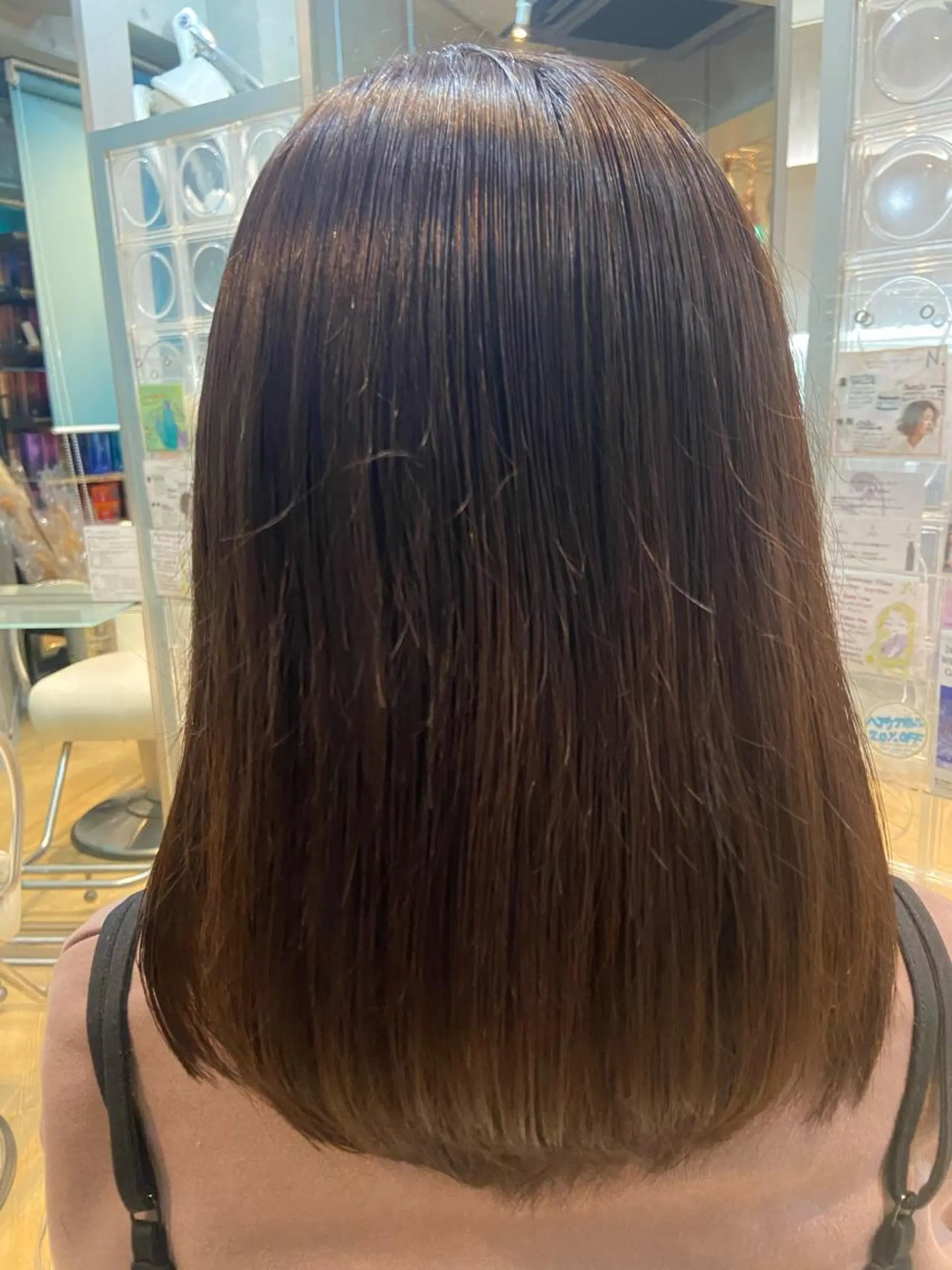 ミディアム カラー ベージュカラー テラコッタ 後藤 卓哉のヘアスタイル