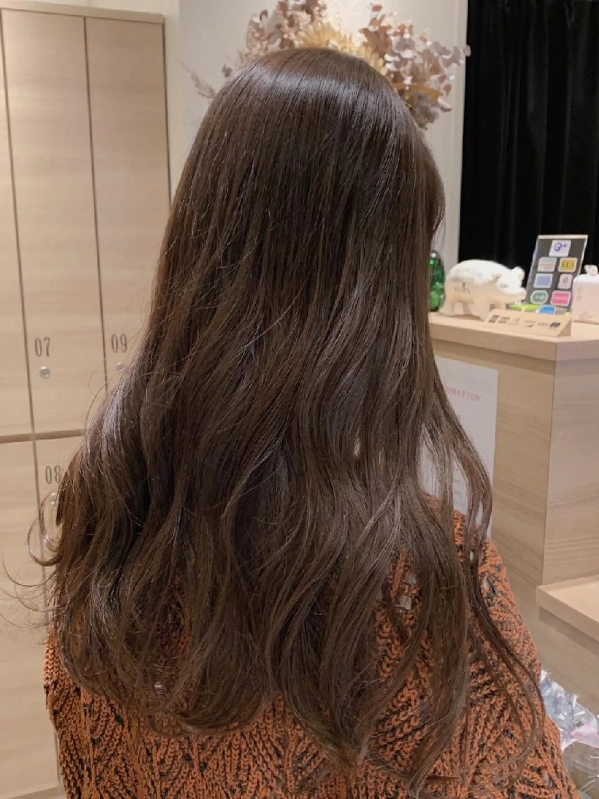 カラー ロング ベージュカラー ブリーチ ブリーチなしカラー 飴井 琴未のヘアスタイル