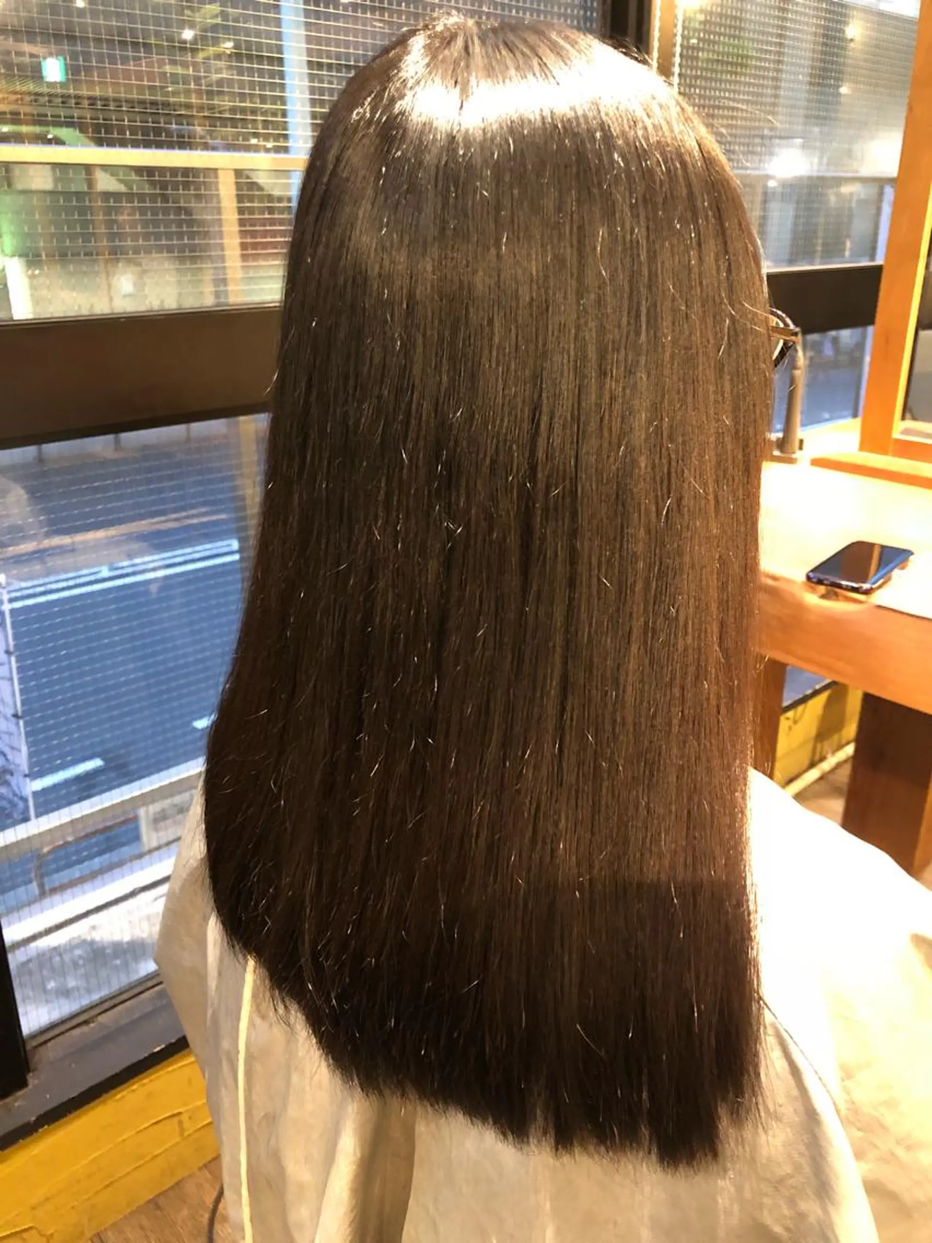 ロング 縮毛矯正 ISHIMORI  のヘアスタイル