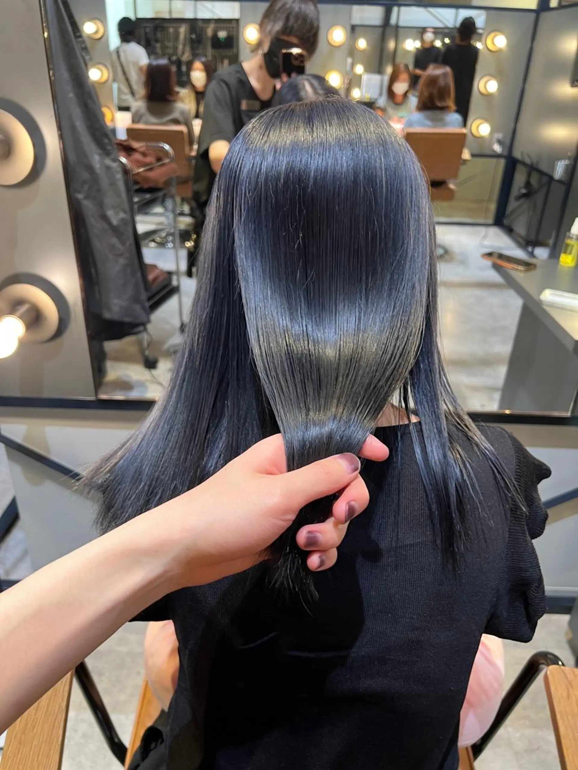 ロング カラー 髪質改善ストレート Kantaのヘアスタイル