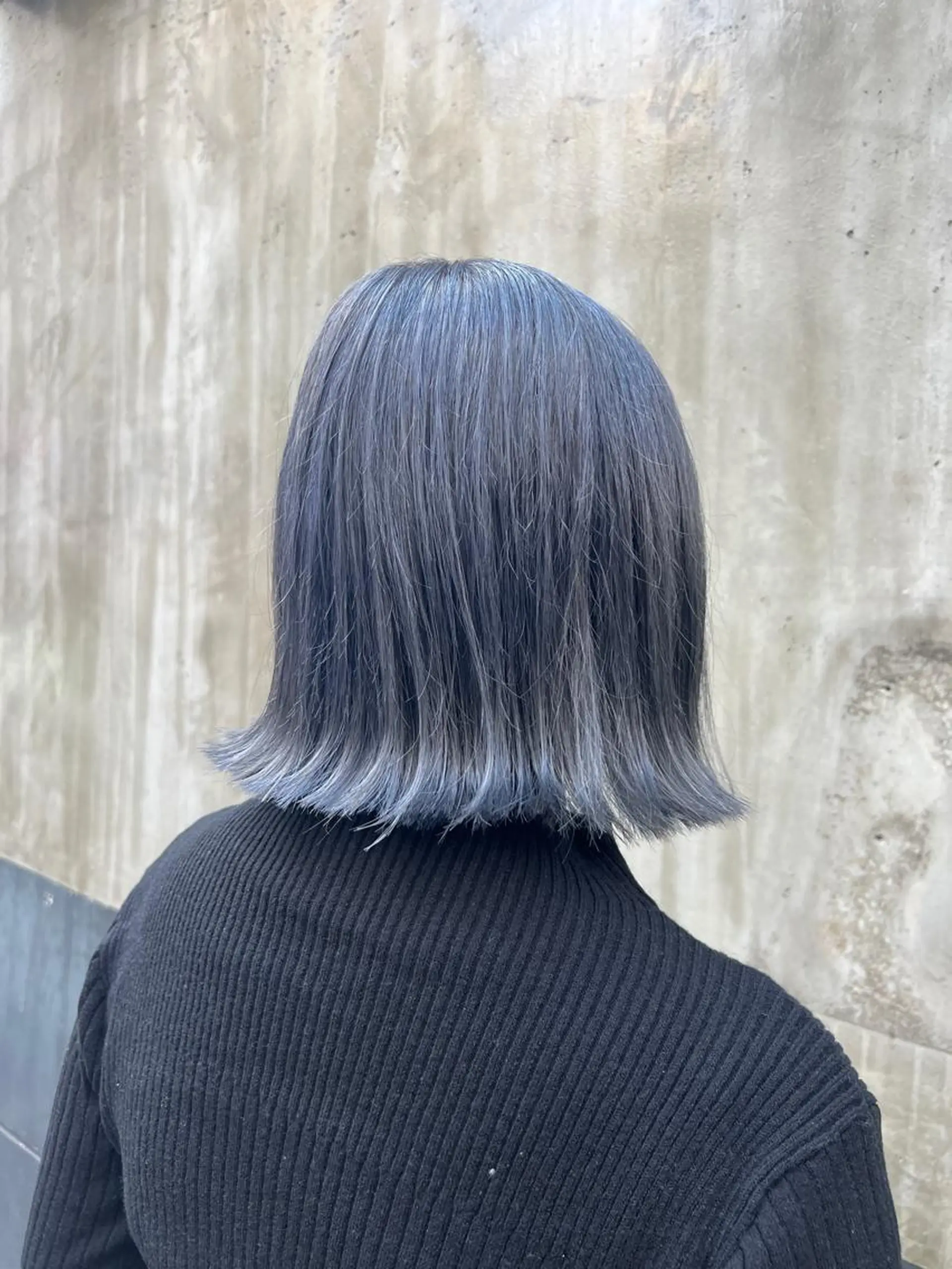 ミディアム カラー ブルーカラー ブルーラベンダー ラベンダーカラー シルバー 🍇おぐら めぐみ🍇のヘアスタイル