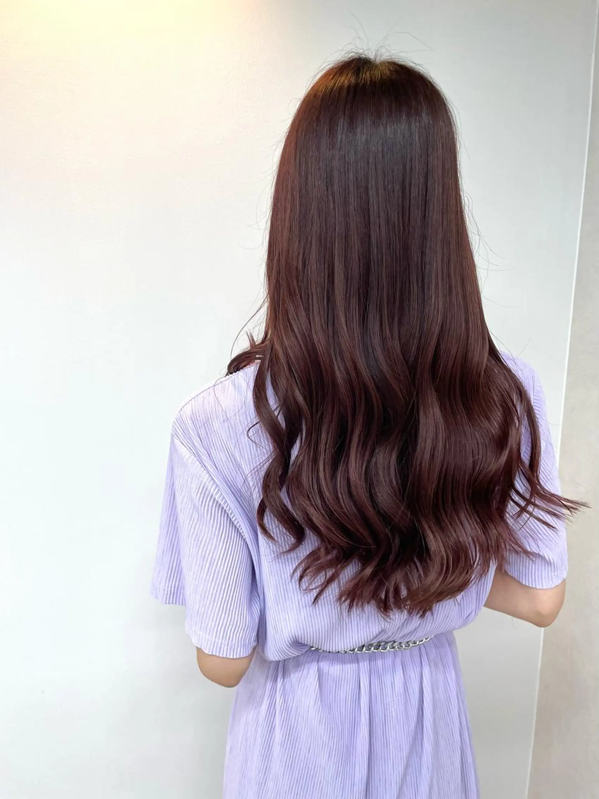 ロング カラー ピンクカラー ARMONY大阪店 パーマ職人伊丹のヘアスタイル