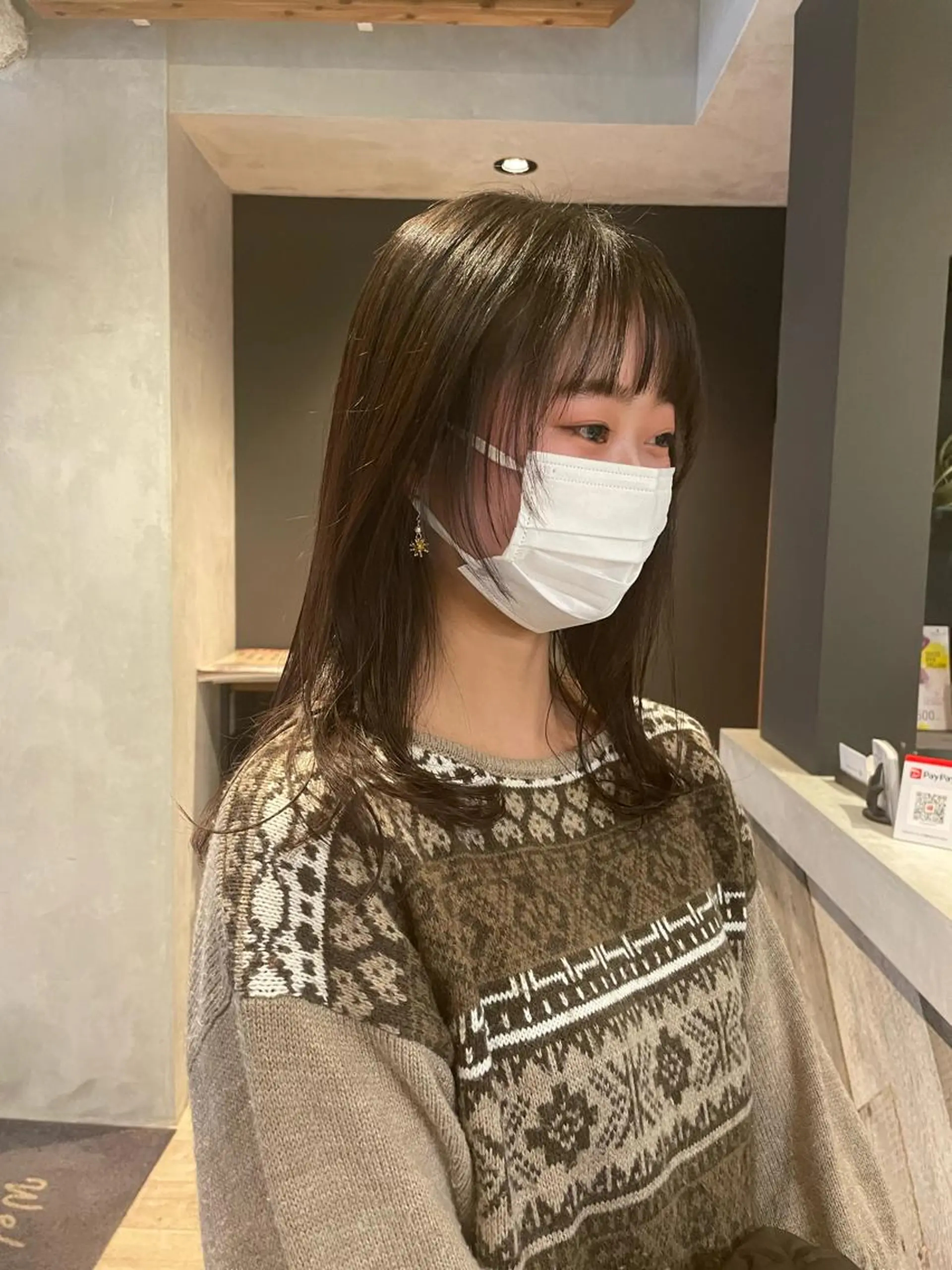 ミディアム EIGHT 野々市 イトウミサキのヘアスタイル