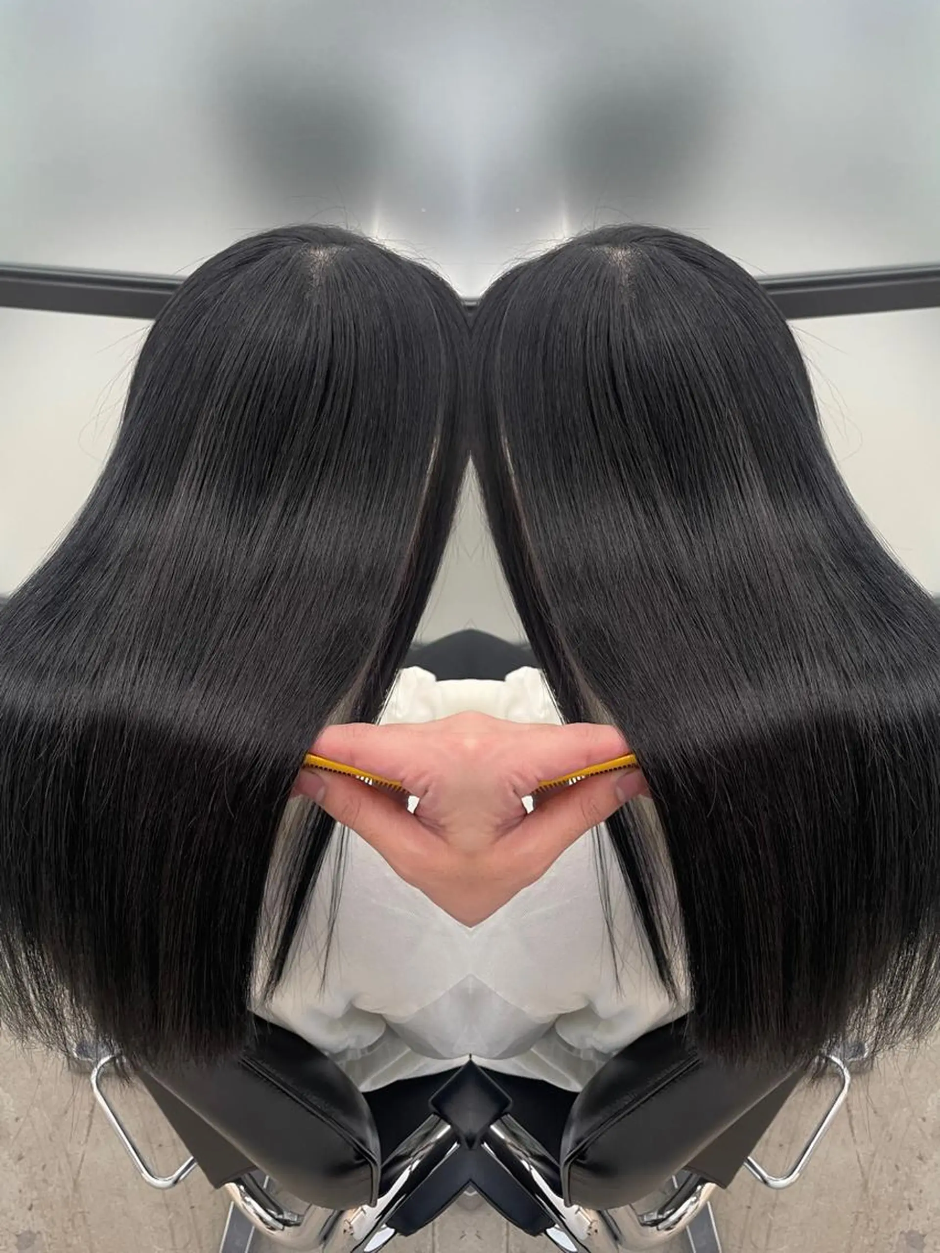 ロング カラー ヘアカラー 縮毛矯正 トリートメント dx share salon 渋谷所属・髪質改善ヘアエステ Soruhaのヘアスタイル