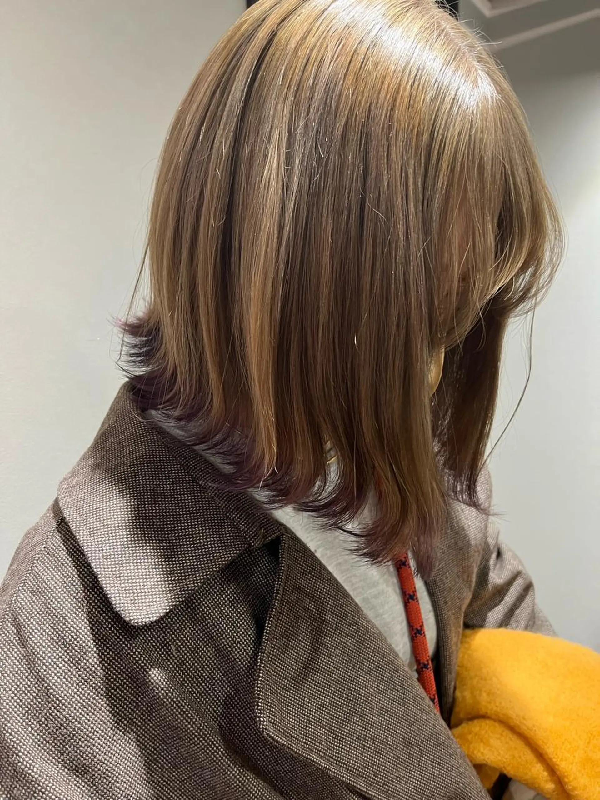 ミディアム 酸性縮毛矯正 Coreすずのヘアスタイル