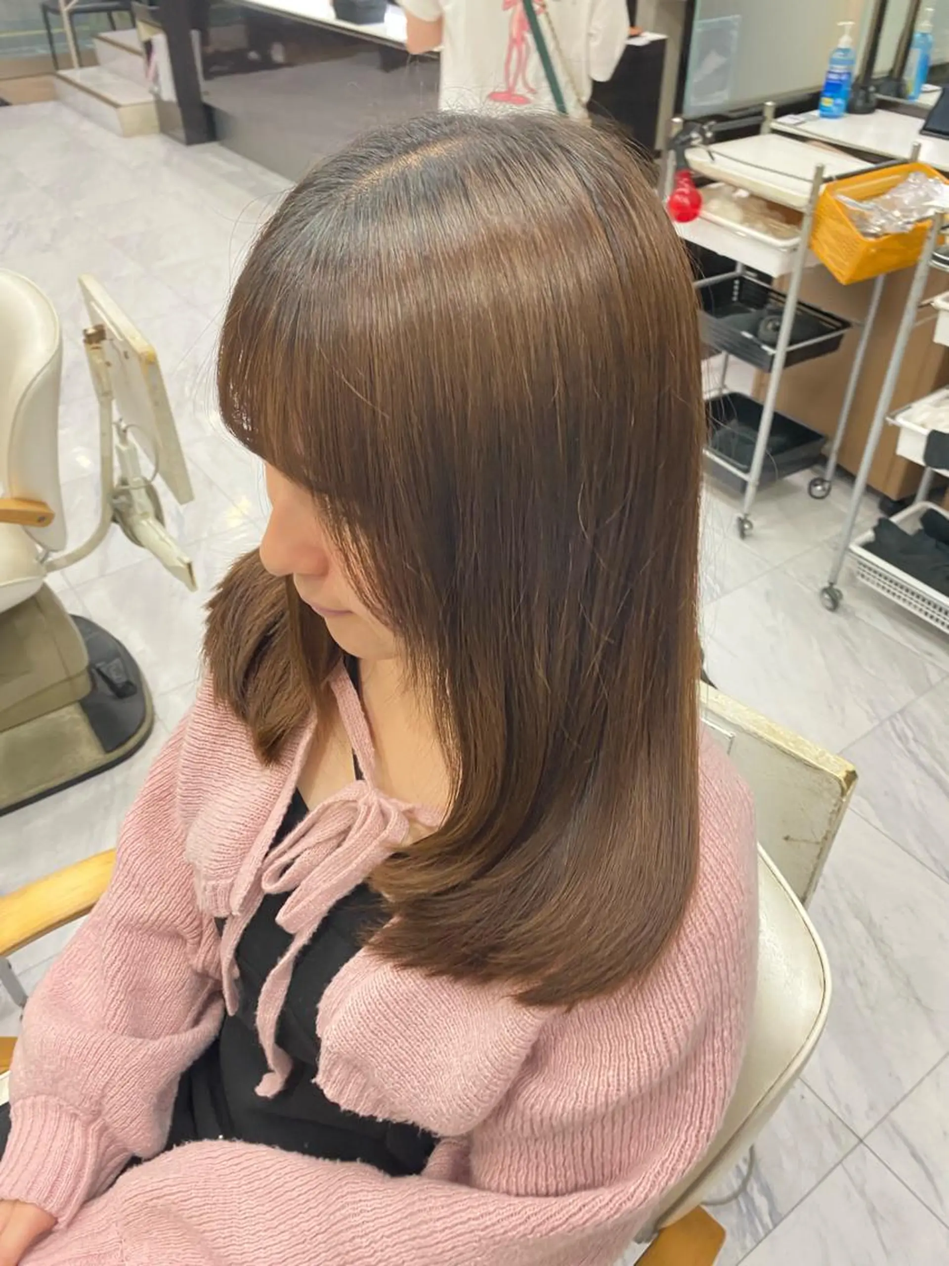 ロング レイヤーカット シャギー Zina 大宮所属・目黒 碧人のヘアスタイル