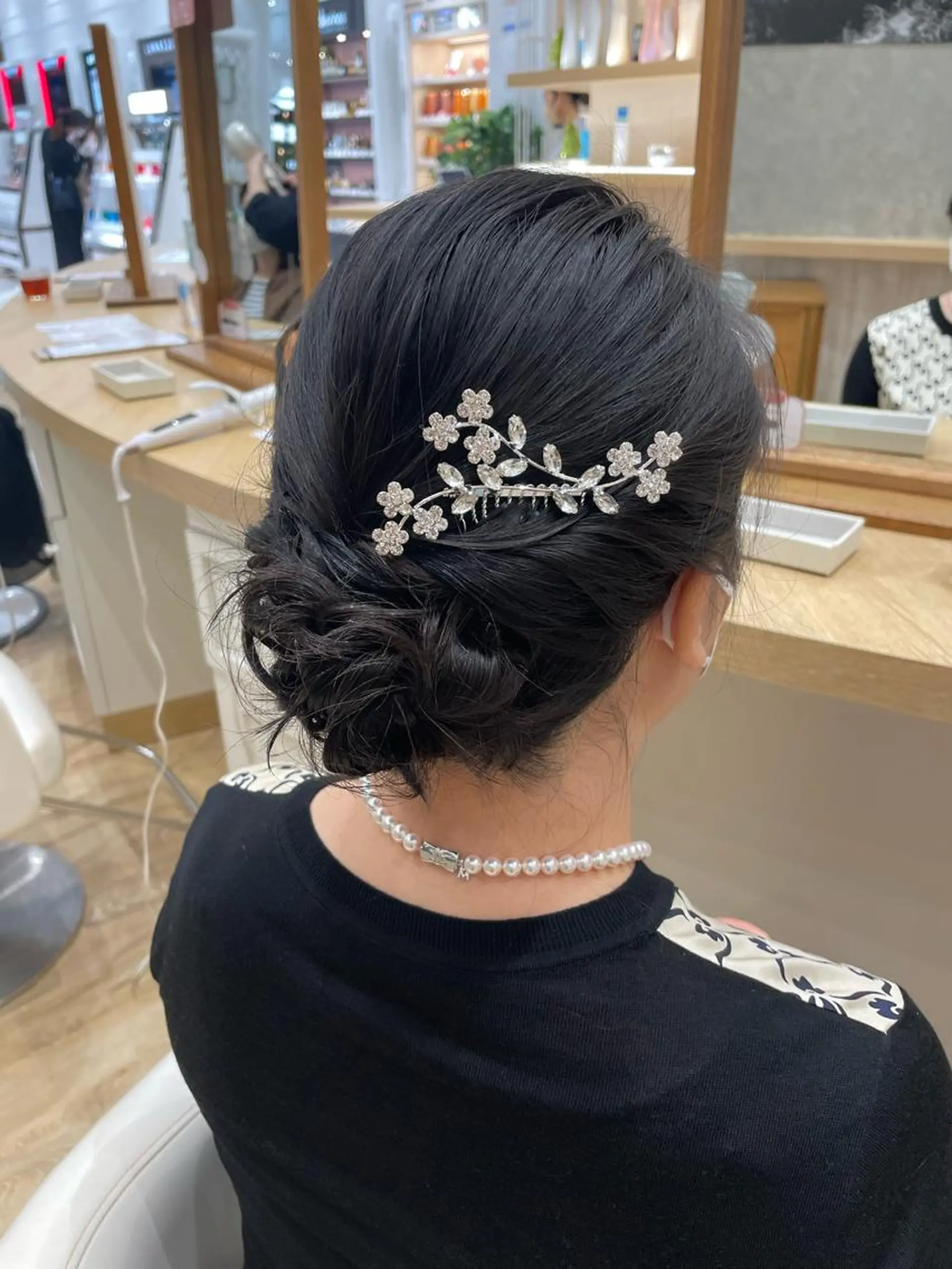 セミロング ヘアアレンジ ヘアセット OGAWA HIROKIのヘアスタイル