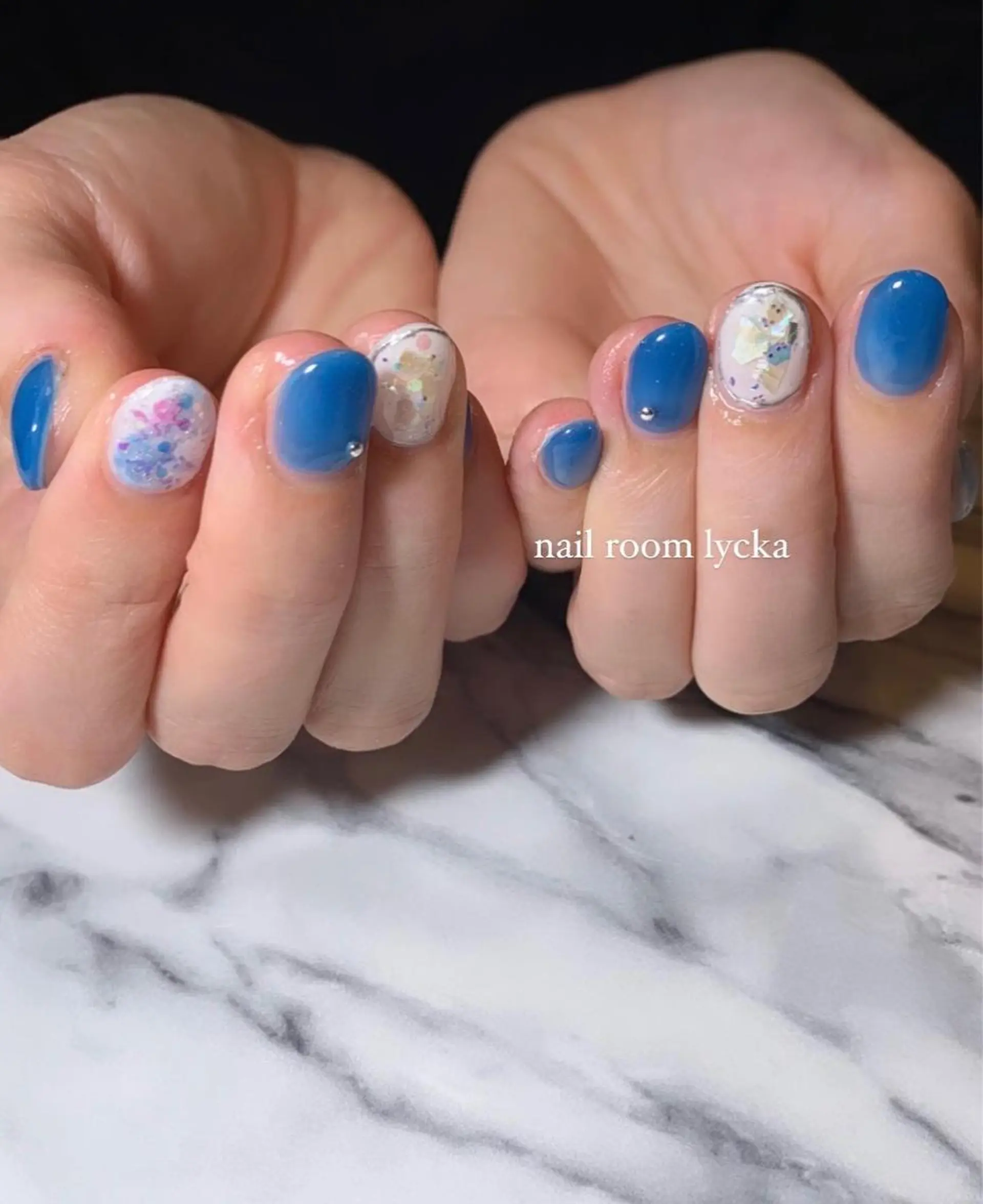 ネイル ﾈｲﾙﾙｰﾑﾘｯｶ 𝐦𝐚𝐲𝐮のネイルデザイン