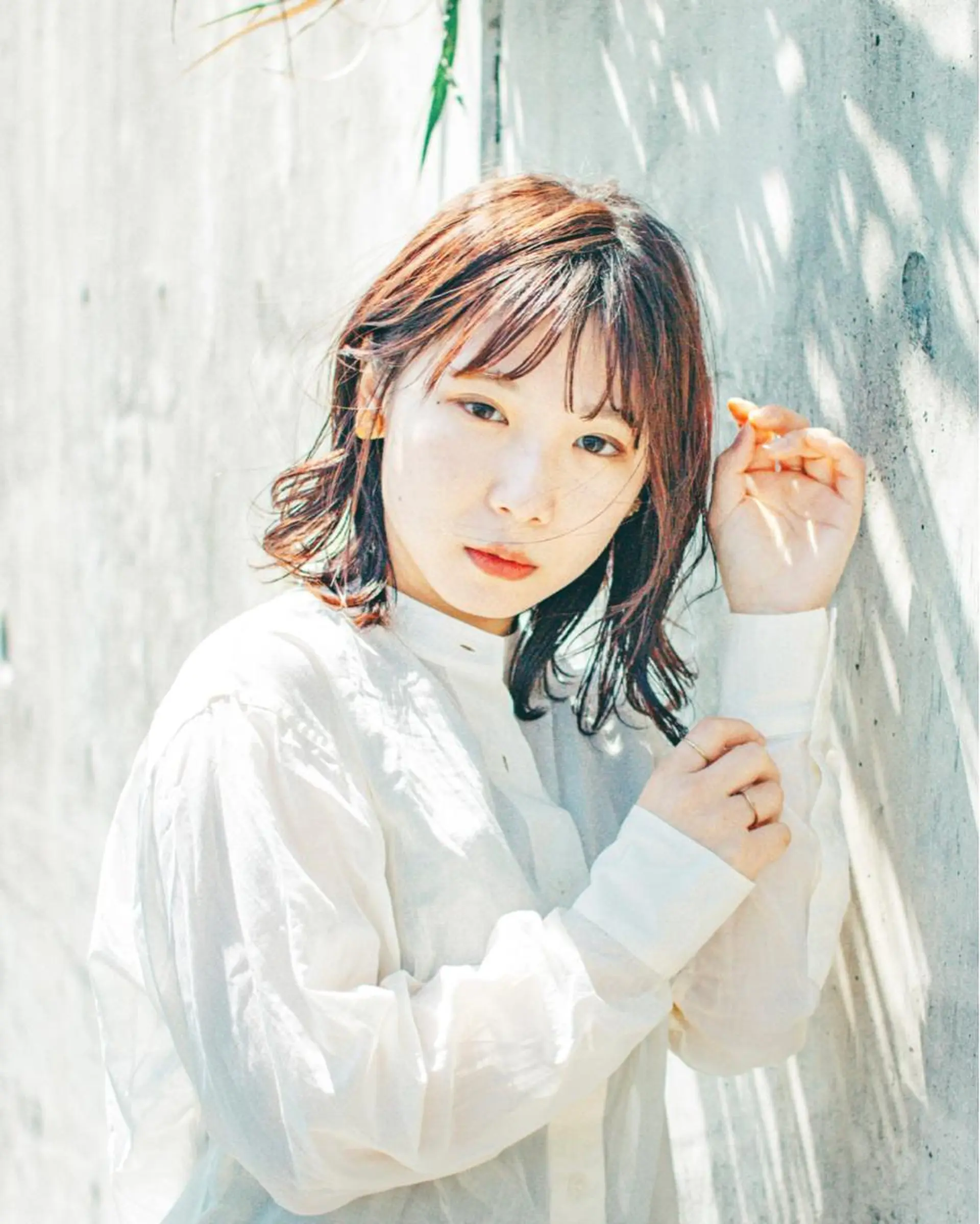 ミディアム パーマ 吉田 浩太郎のヘアスタイル