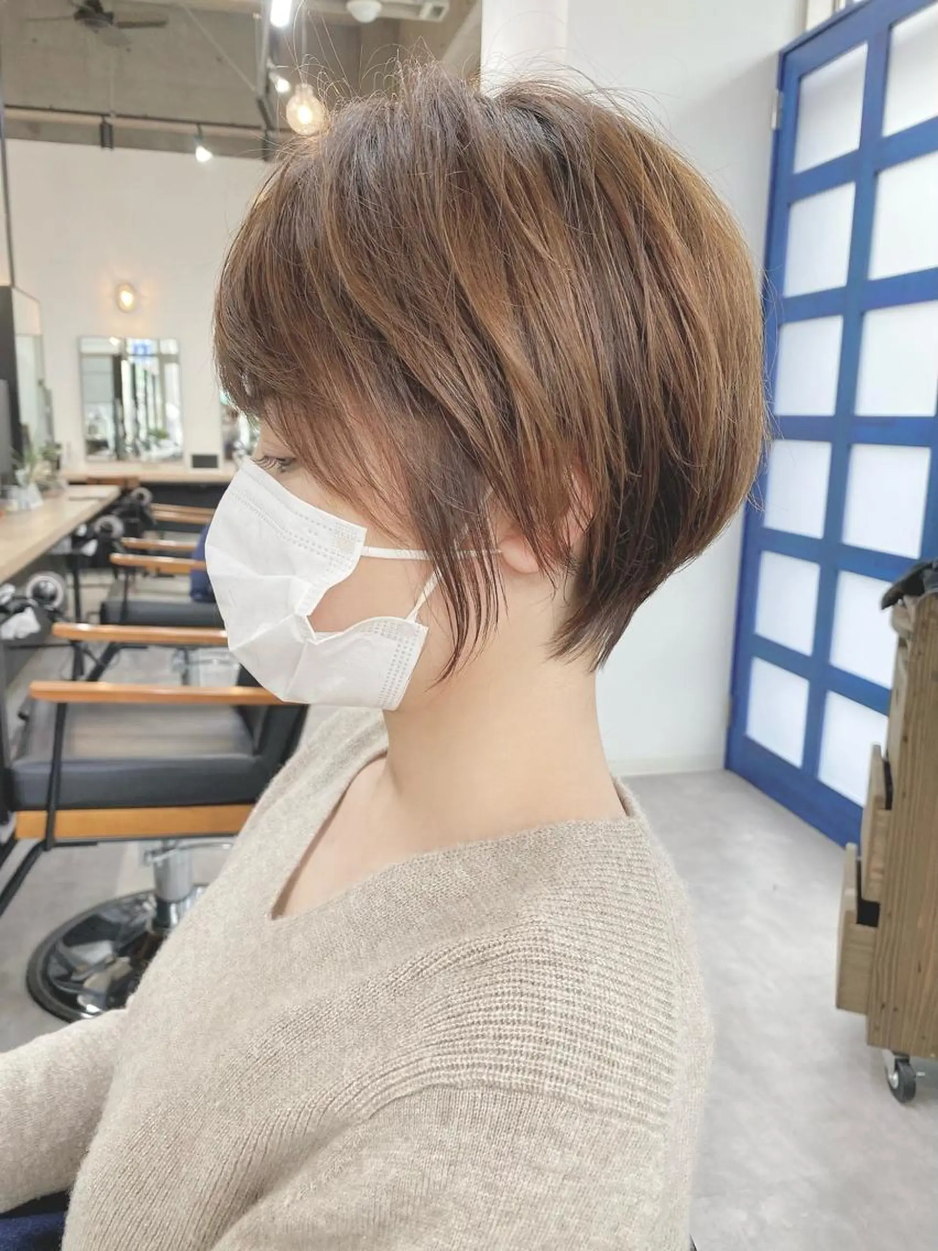 ショート カラー ヘアアレンジ 横浜縮毛矯正 ☆渋谷良太のヘアスタイル