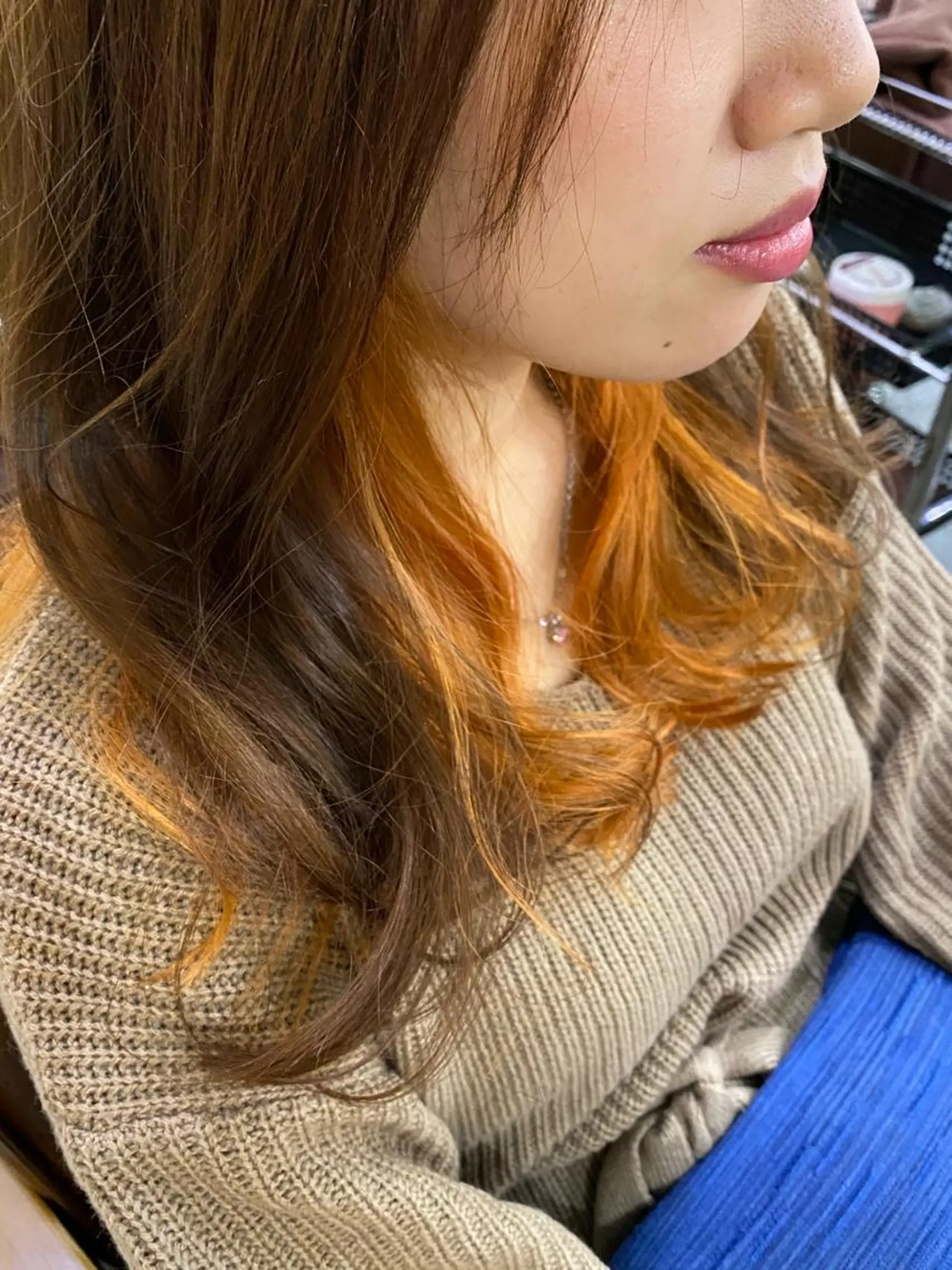 ロング カラー ヘアアレンジ 【艶髪×韓国風】 毛流れ職人 RYOのヘアスタイル