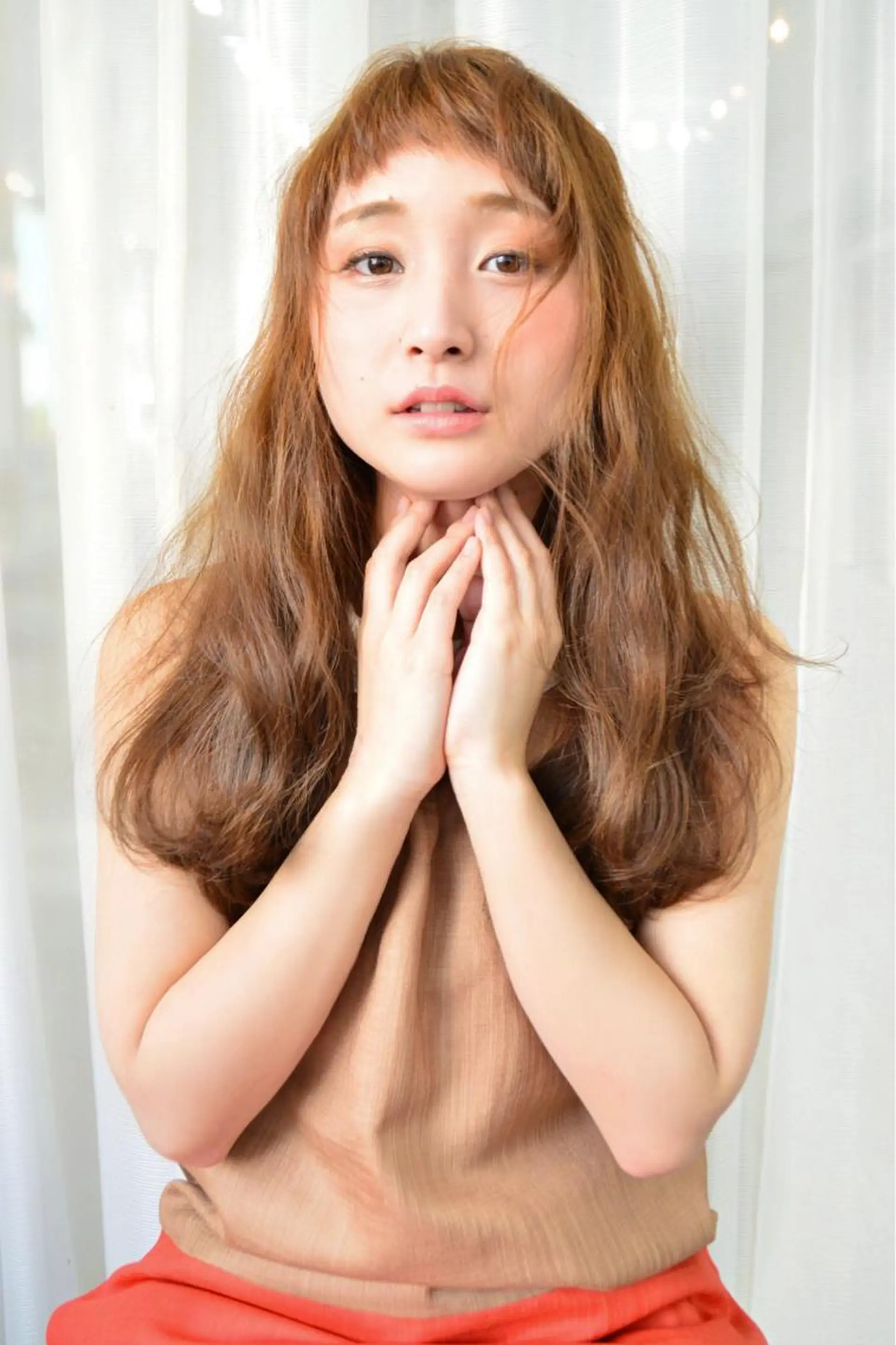 ロング カラー パーマ 花井 啓好のヘアスタイル