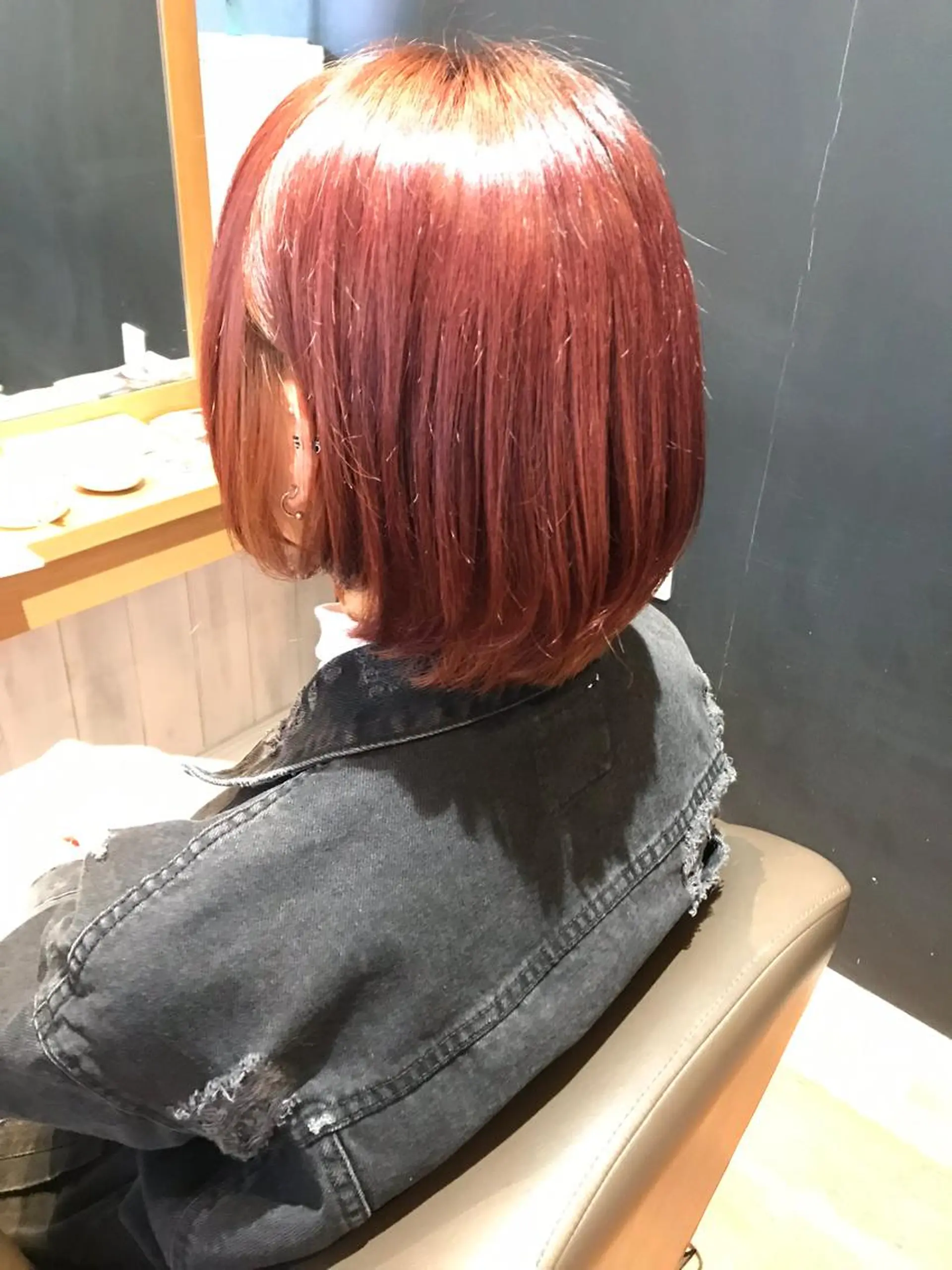 ミディアム カラー 【髪質改善】【美髪】 【ツヤ髪】ほしのちりのヘアスタイル