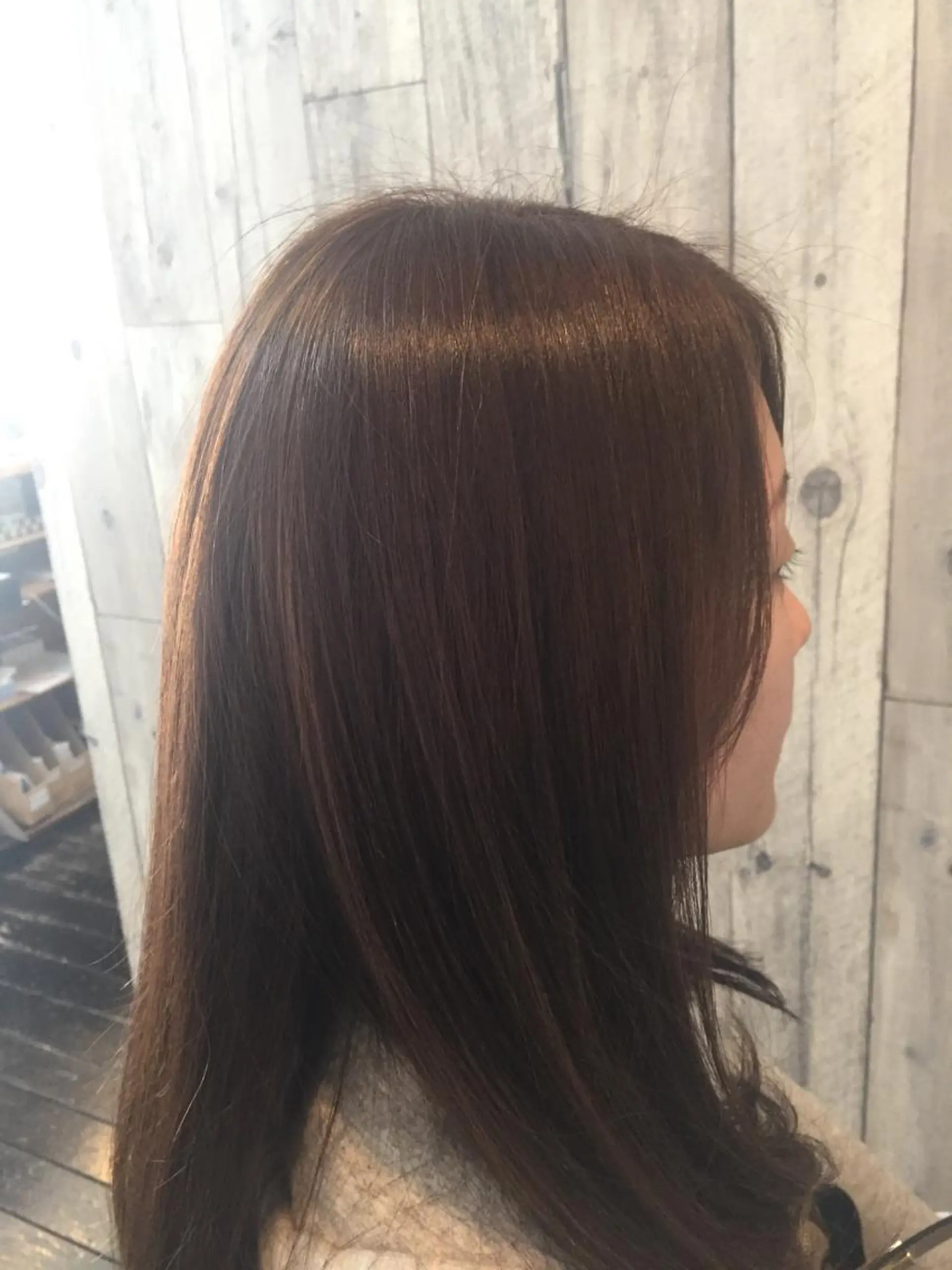 カラー 中山 ルミ子のヘアスタイル