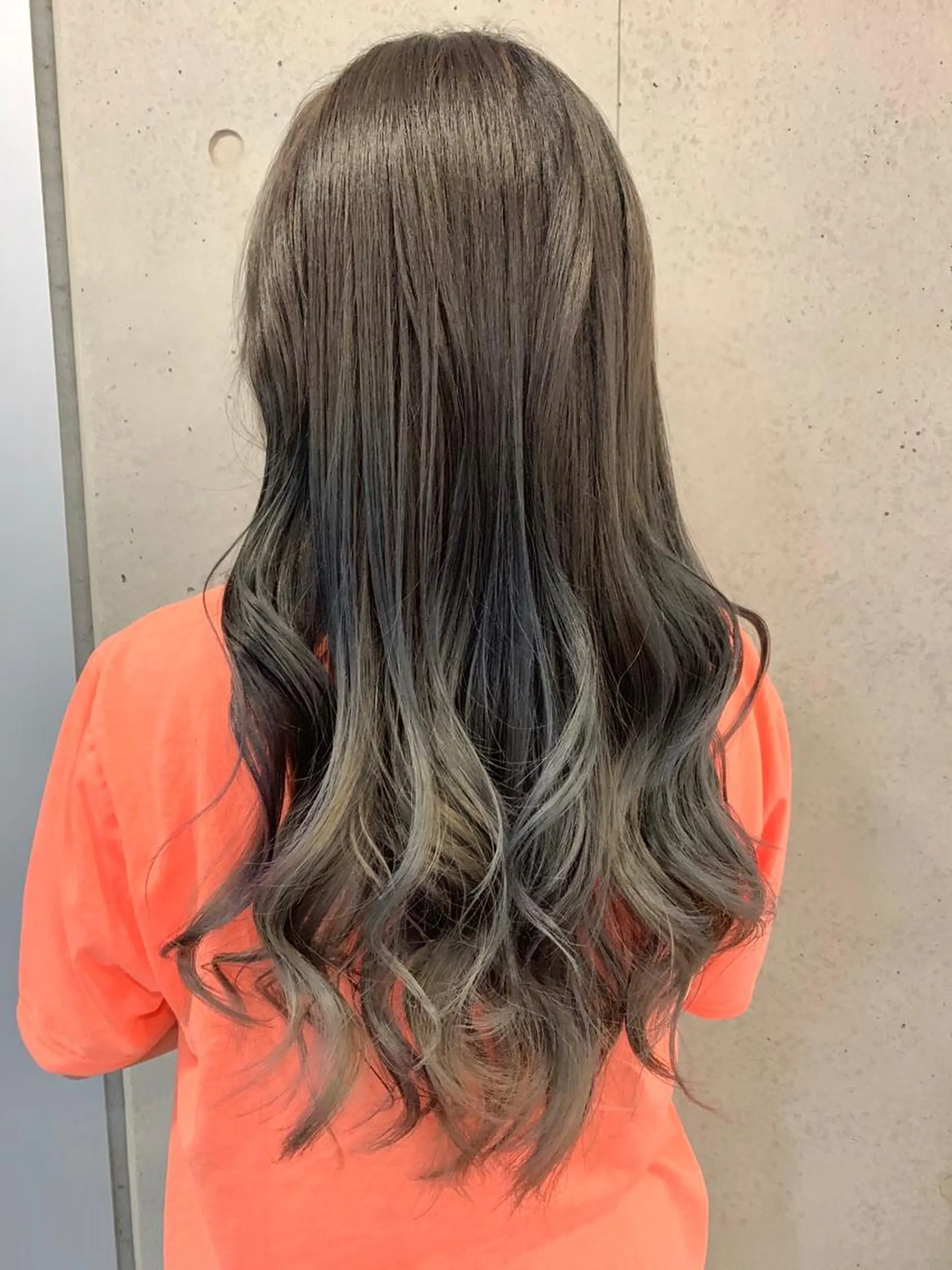 ロング カラー バレイヤージュ レイヤーカット 髪質改善/縮毛矯正 ツヤ髪🩷さつきのヘアスタイル