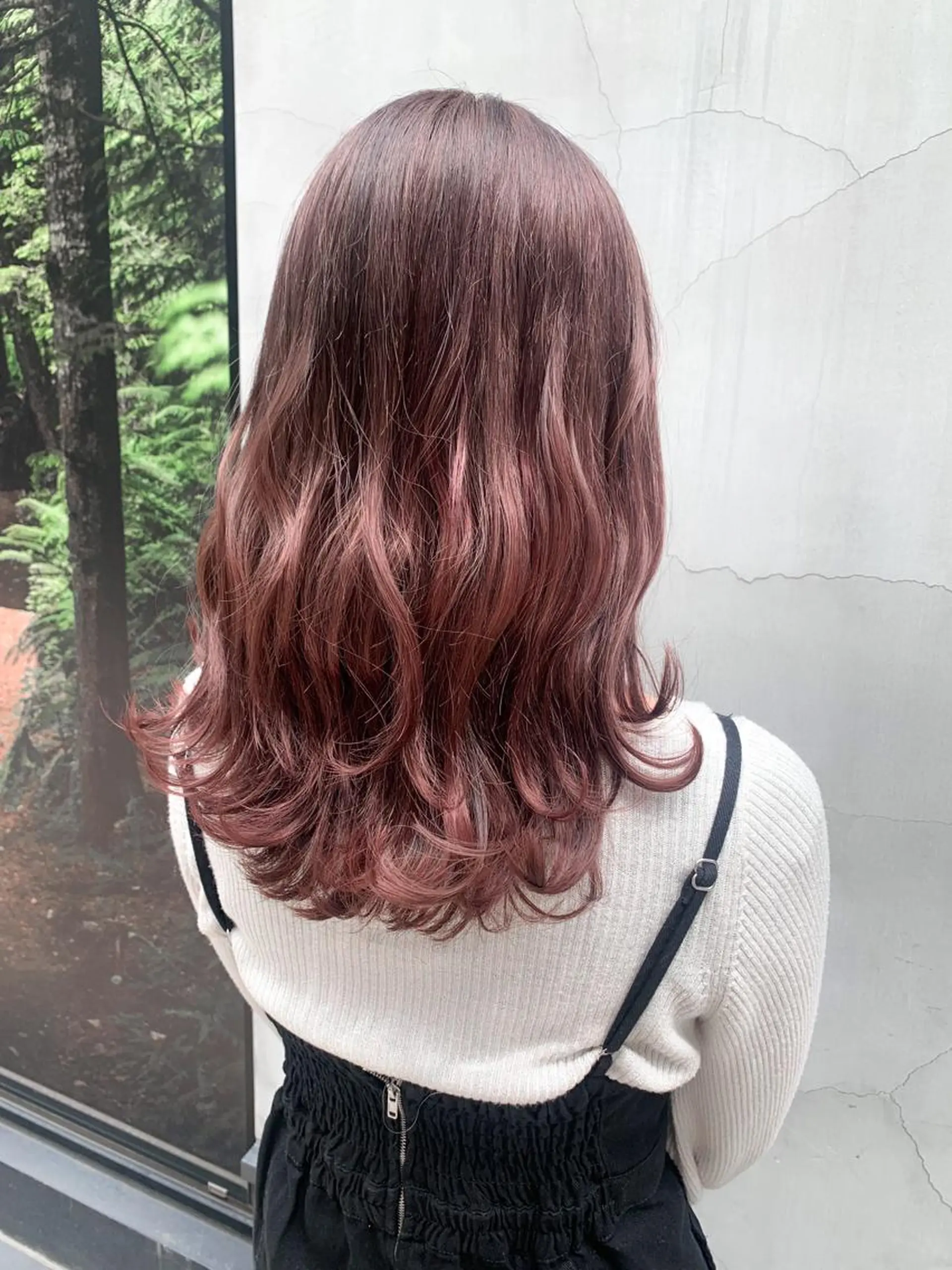 セミロング カラー ヘアアレンジ ブリーチ カット ヘアカラー トリートメント yuka .のヘアスタイル