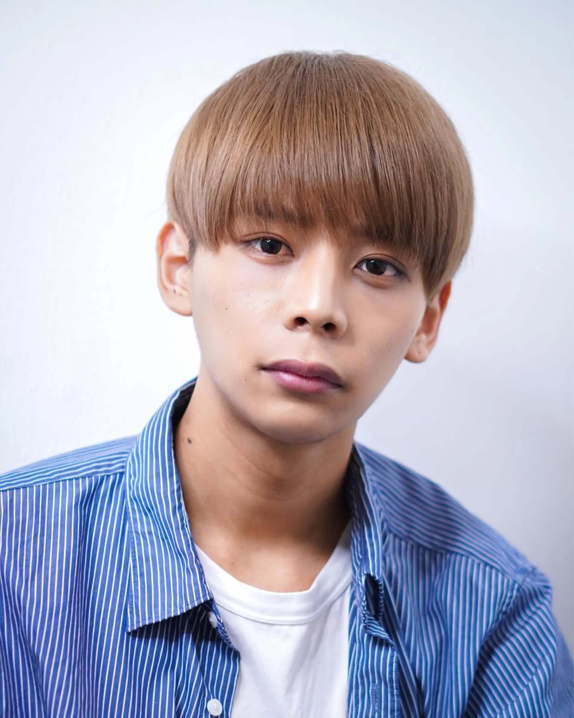 ショート カラー メンズ ブラウンカラー カット ヘアカラー ヘアセット 【メンズパーマ】 I-LANDのヘアスタイル