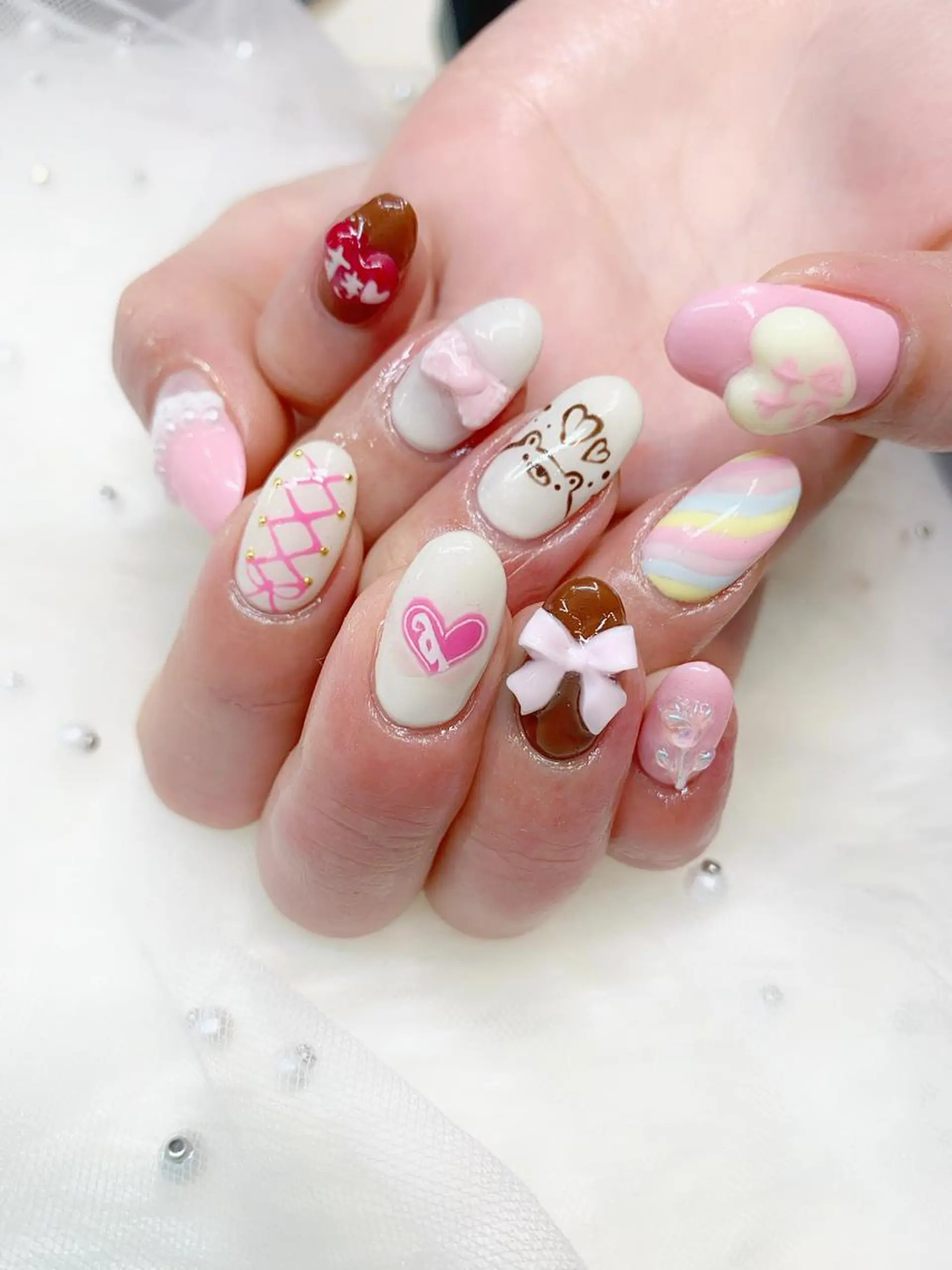 ネイル ハンドネイル glow_ nailのネイルデザイン