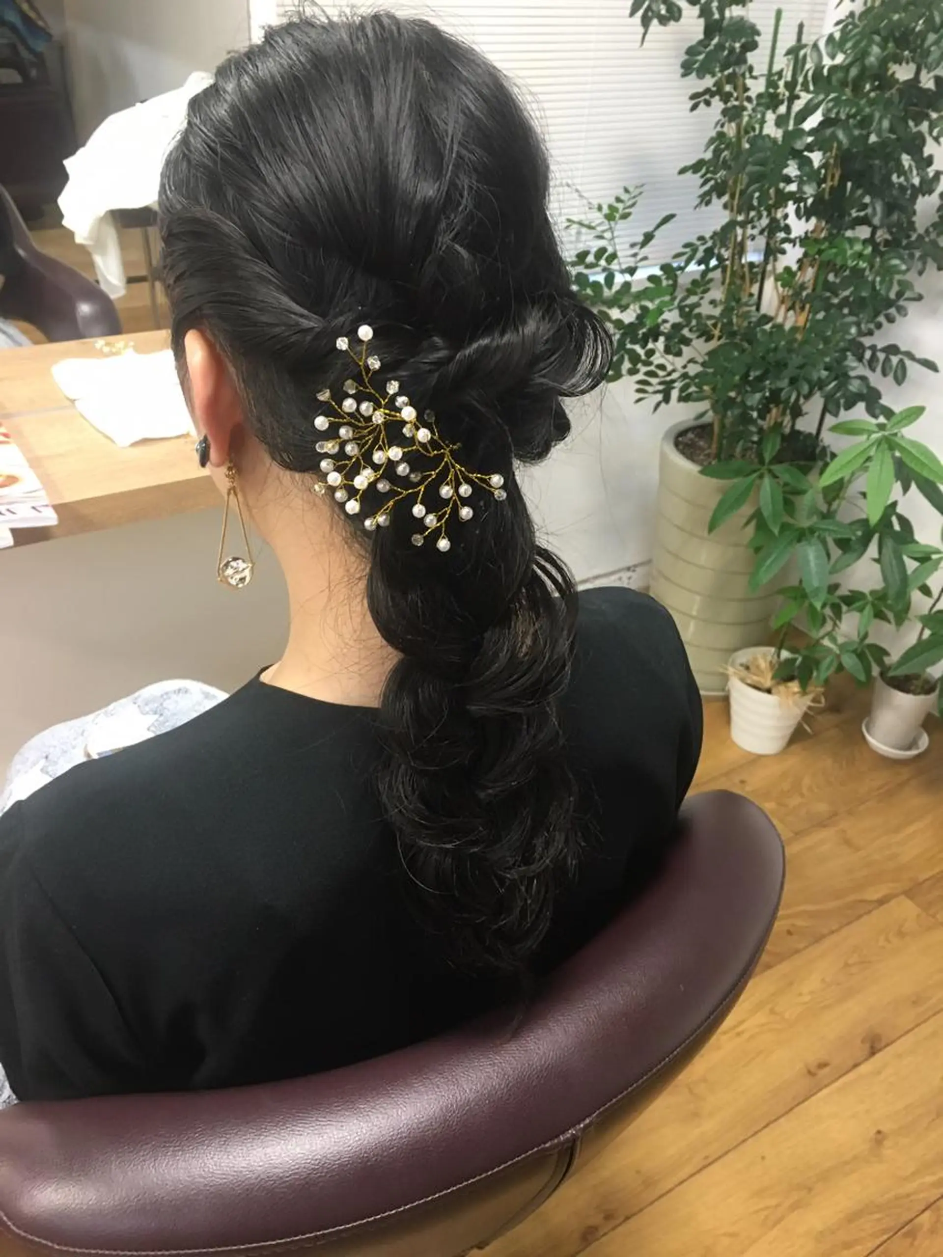 ロング ヘアアレンジ サロン ド ソワのヘアスタイル