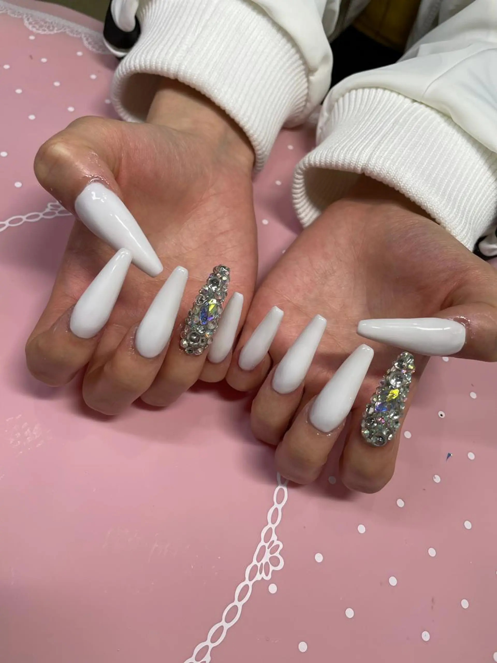 ロング ネイル ハンドネイル 《LB》ラブリエ Nail&eyeのマツエク・マツパデザイン