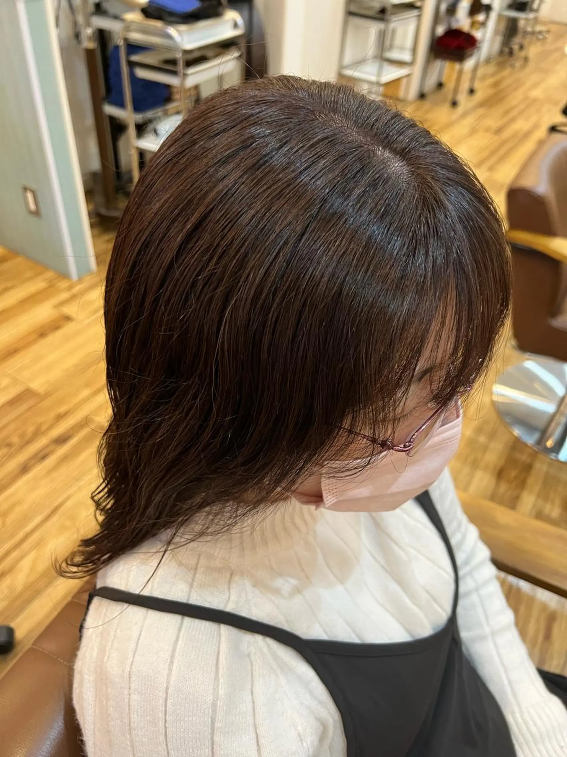 ロング カラー ブラウンカラー カット ヘアカラー 🐰ハイトーンカラー 畠山　渡🐰のヘアスタイル