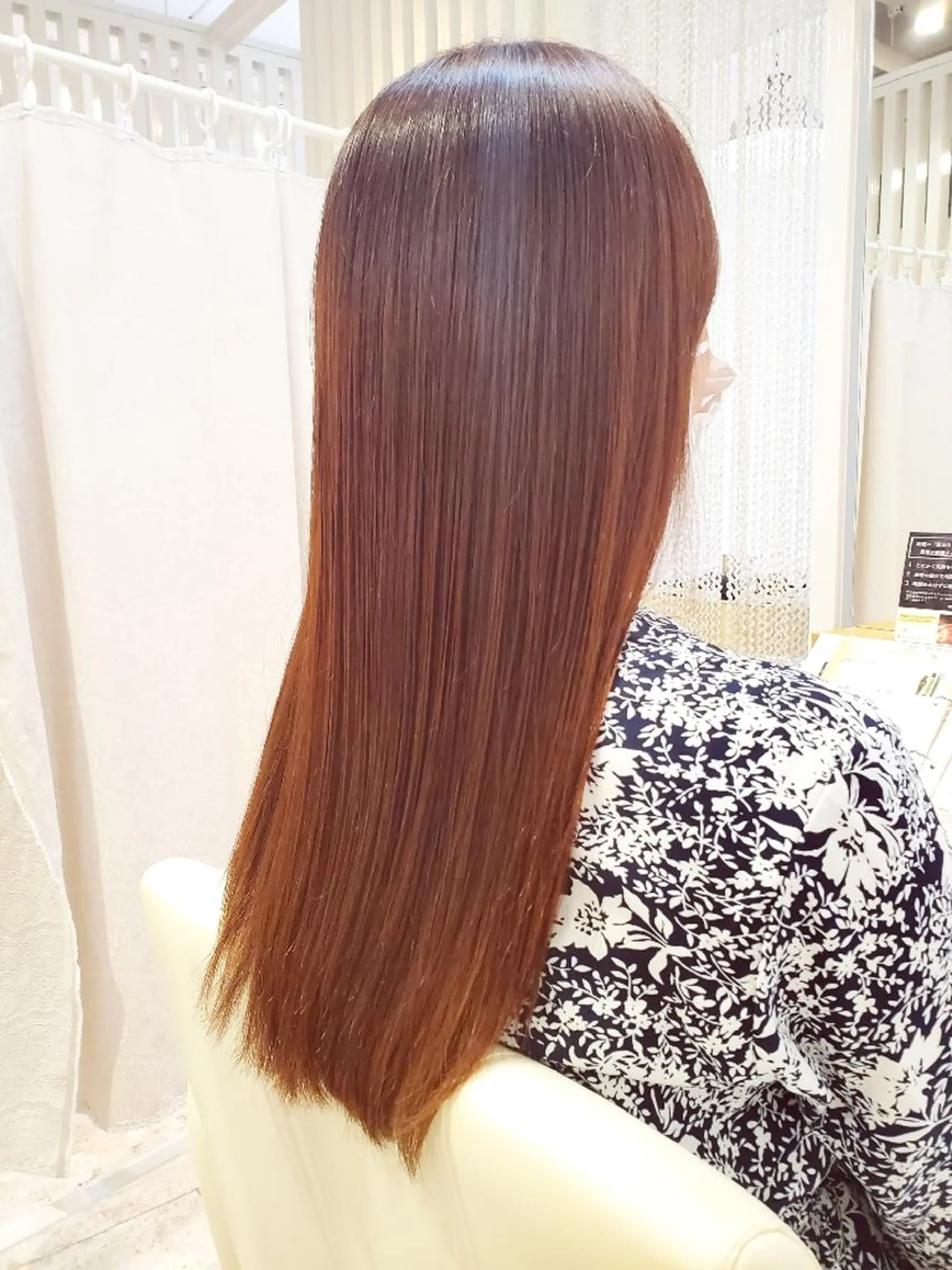 ロング カラー ブラウンカラー ピンクカラー ピンクブラウン トリートメント カット ヘアカラー トリートメント 北九州美容室 🕊️わかな✂︎のヘアスタイル