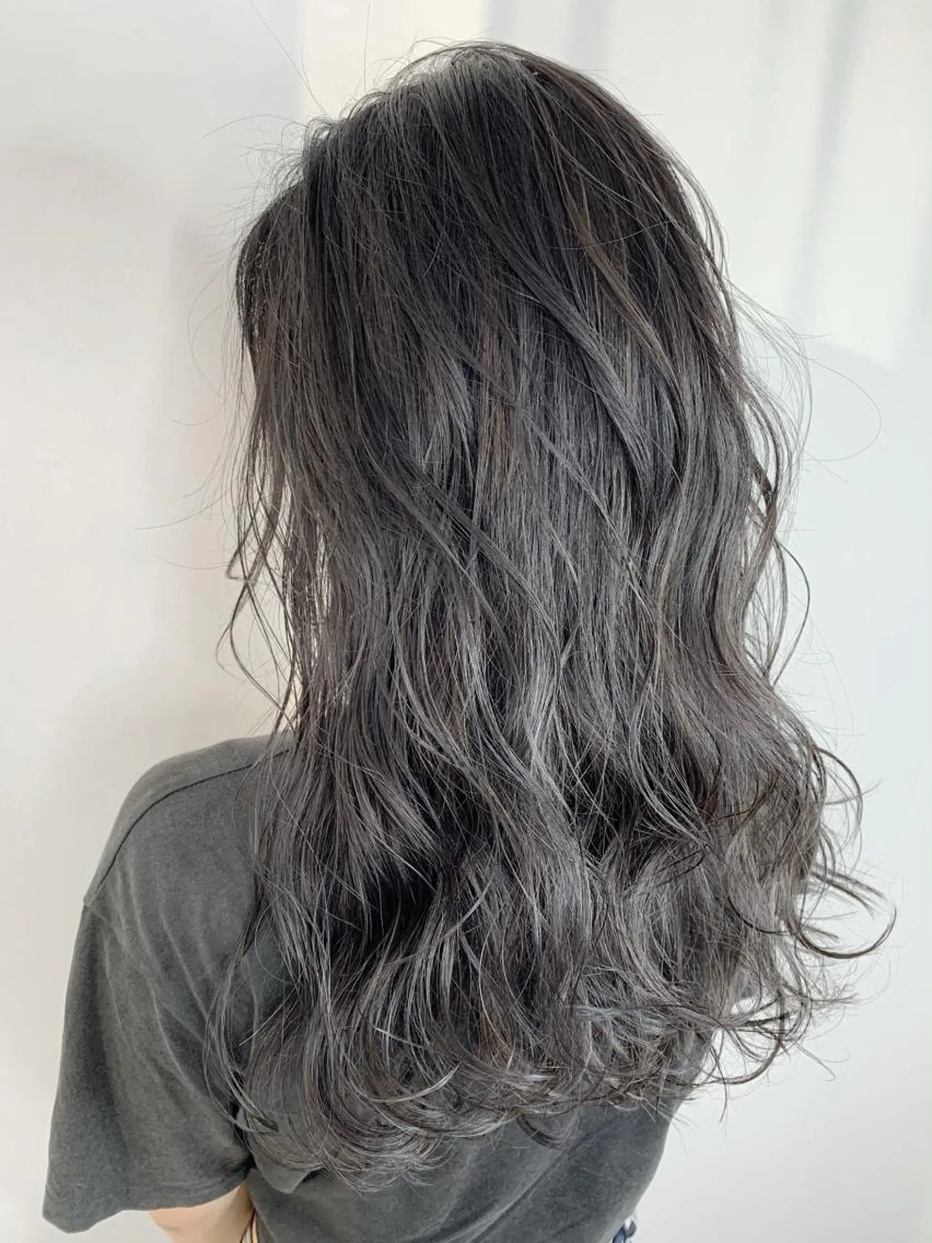 ロング カラー カット ヘアカラー トリートメント 酸性ストレート/ブリ ーチなし/中村 匠のヘアスタイル