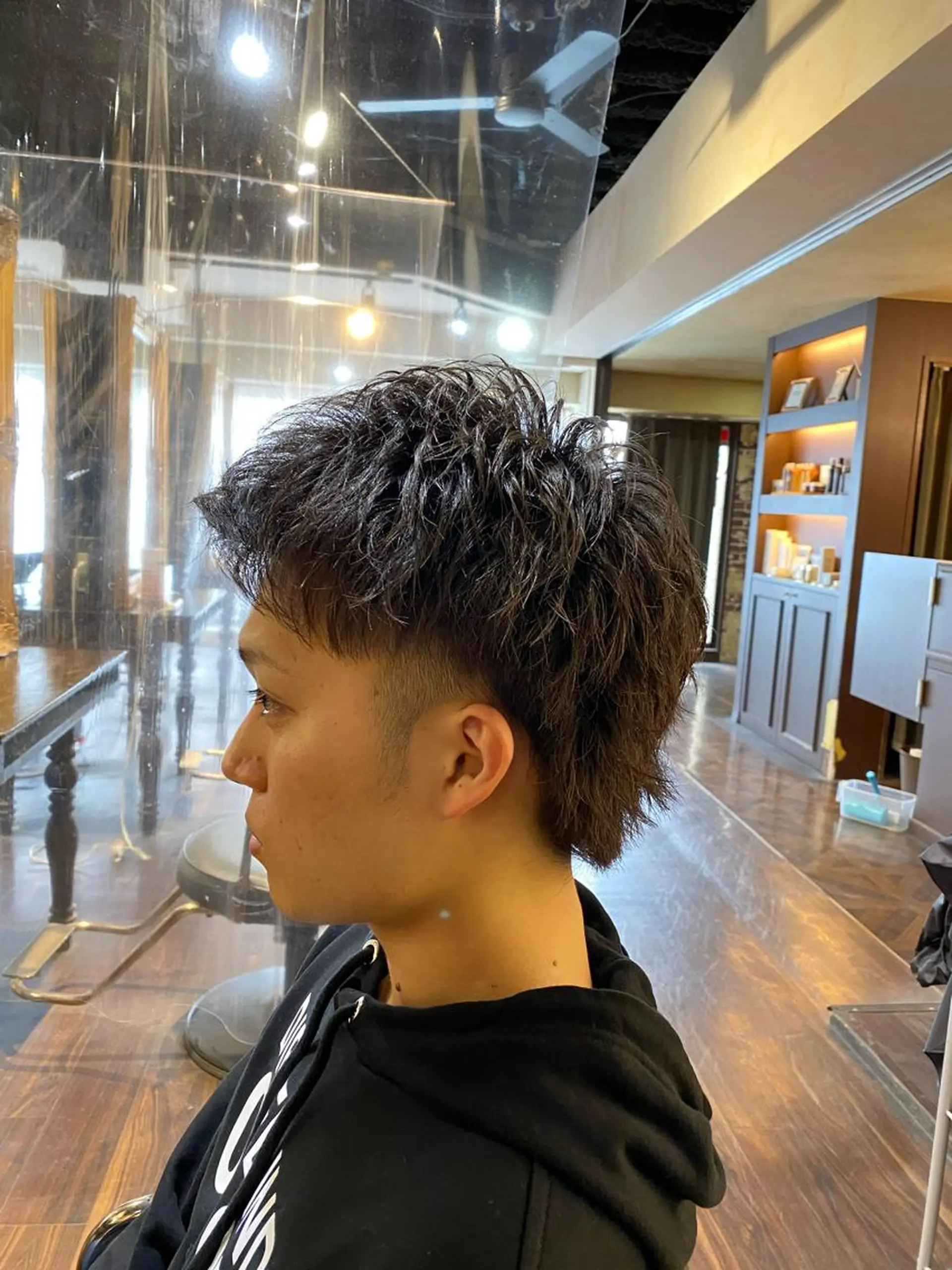 メンズ 刈り上げ メンズウルフカット ウルフカット カット 大阪メンズヘアのプロ 高橋 直希のヘアスタイル