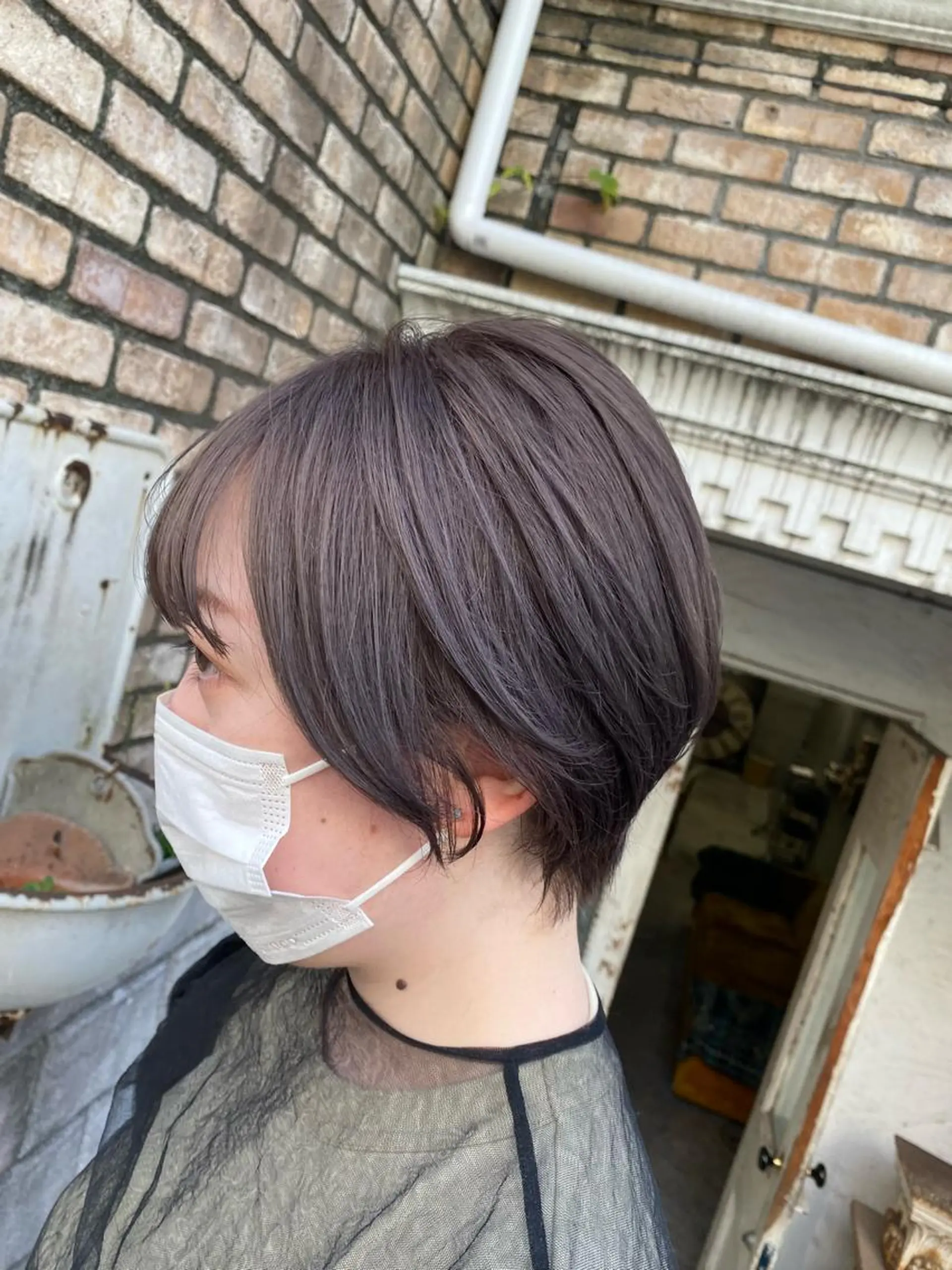 ショート カラー ブリーチ お任せヘア☘️☘️ 及川渚のヘアスタイル