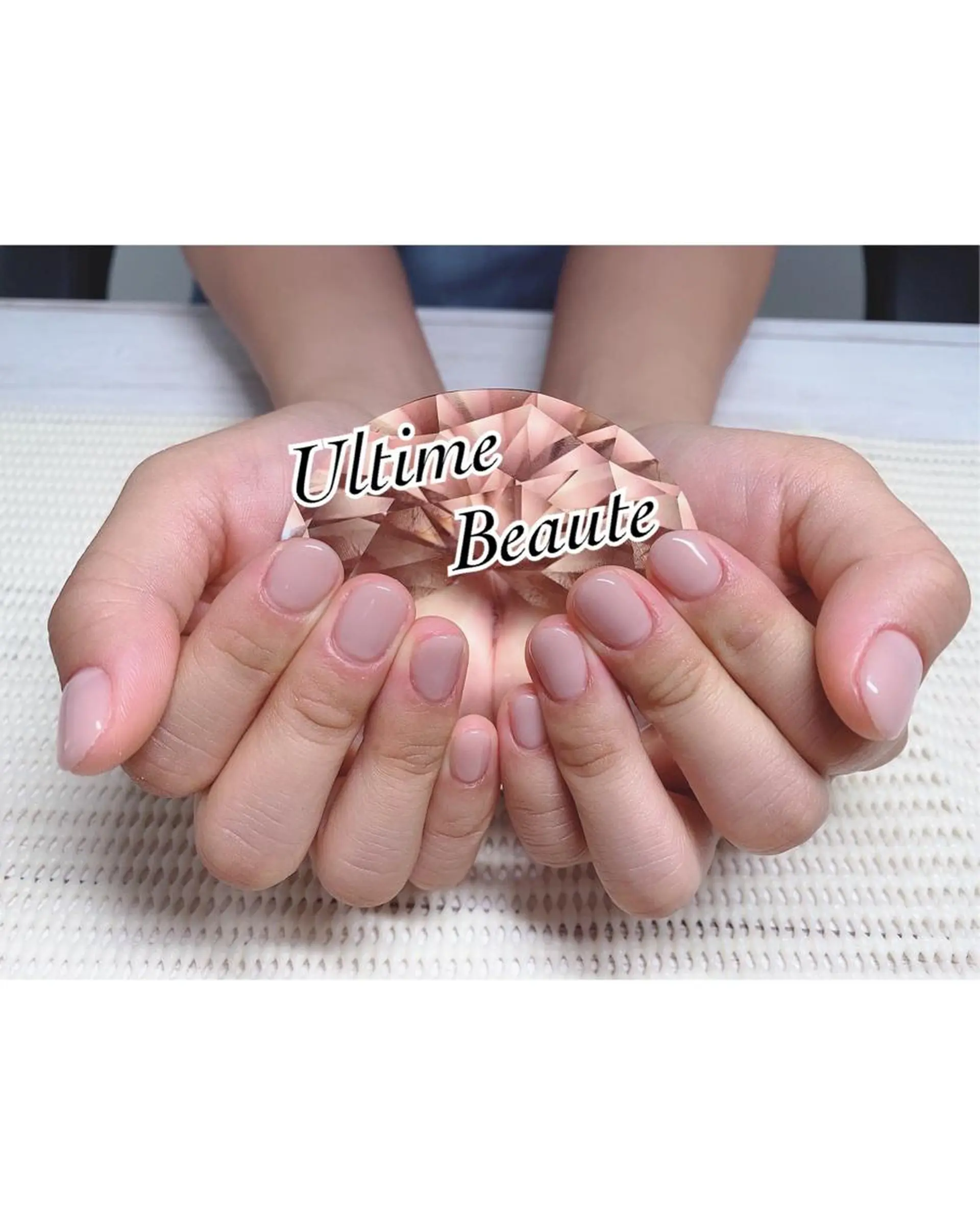 ネイル ワンカラーネイル ピンク ピンクベージュ 石塚 亜矢加のネイルデザイン