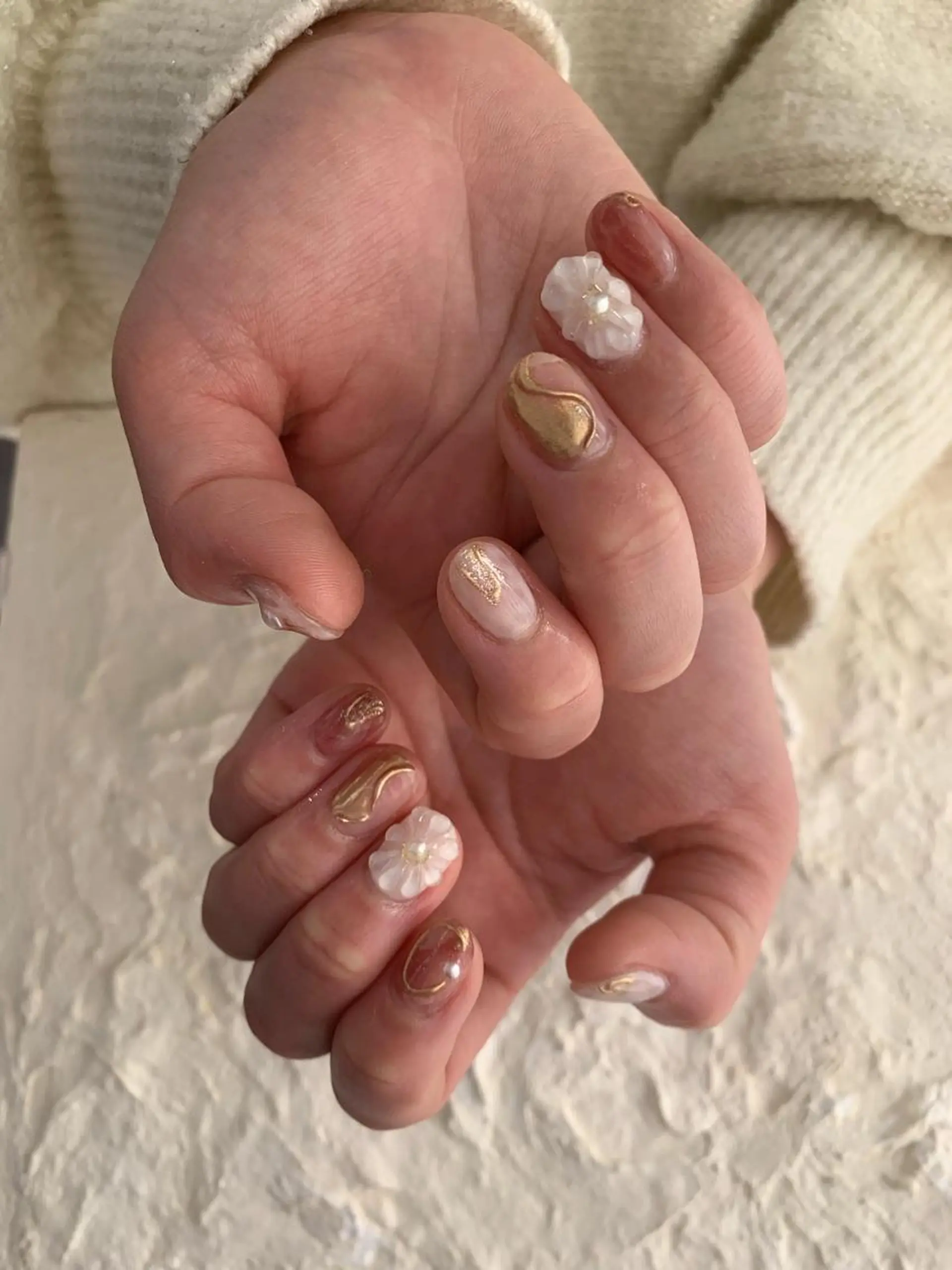 ネイル ぷっくりネイル マキノ ユイのネイルデザイン