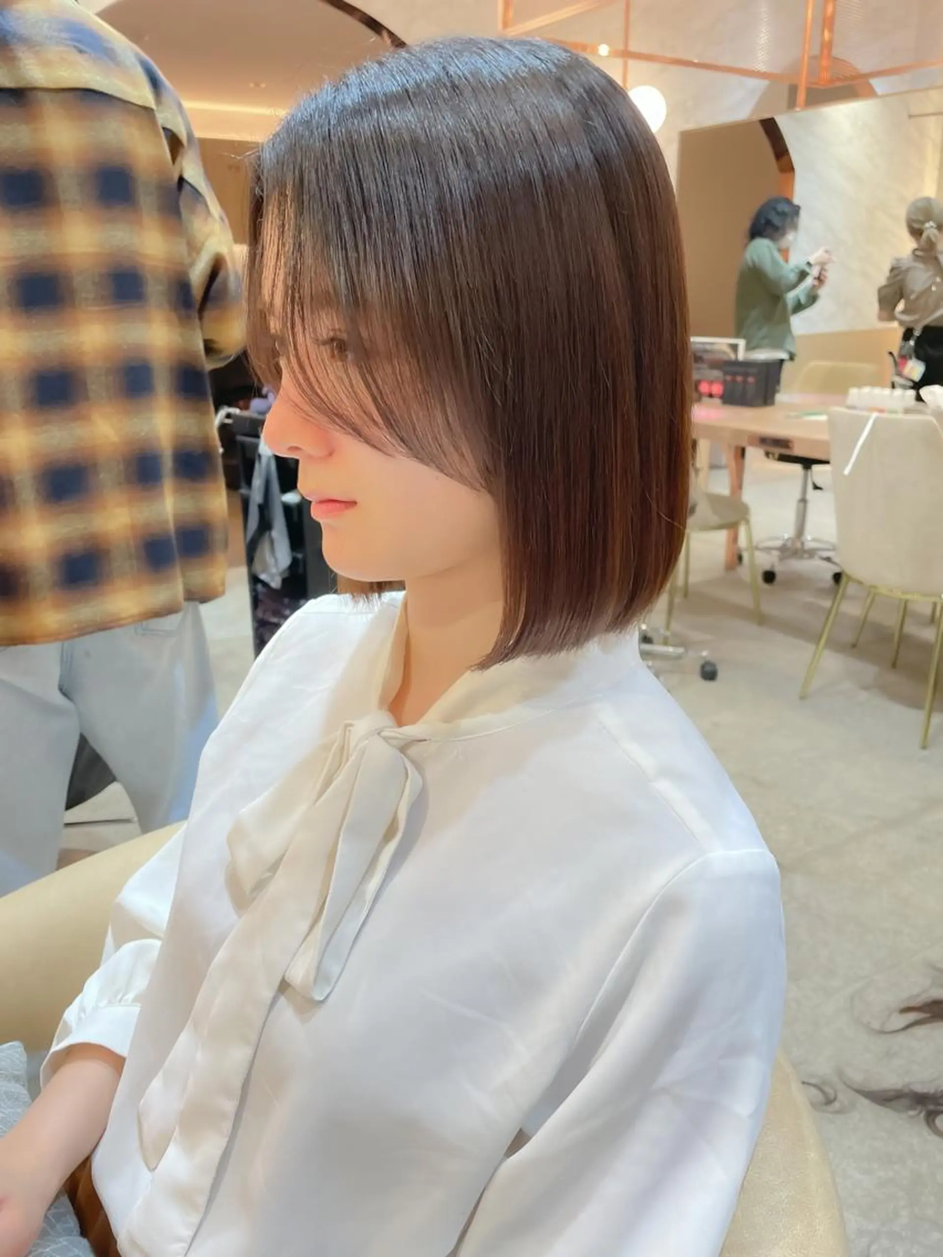 ショート カラー カット ヘアカラー トリートメント 🌹ボブ/髪質改善 韓国ヘア🌹澤口龍成のヘアスタイル