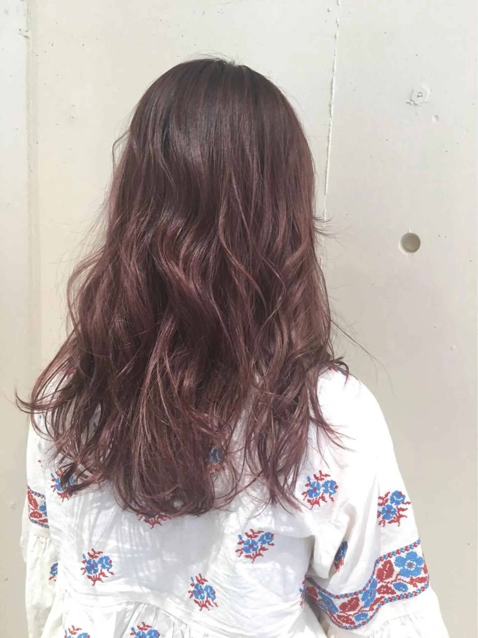 セミロング カラー ヘアアレンジ ベージュカラー🧸 伊藤なつみのヘアスタイル