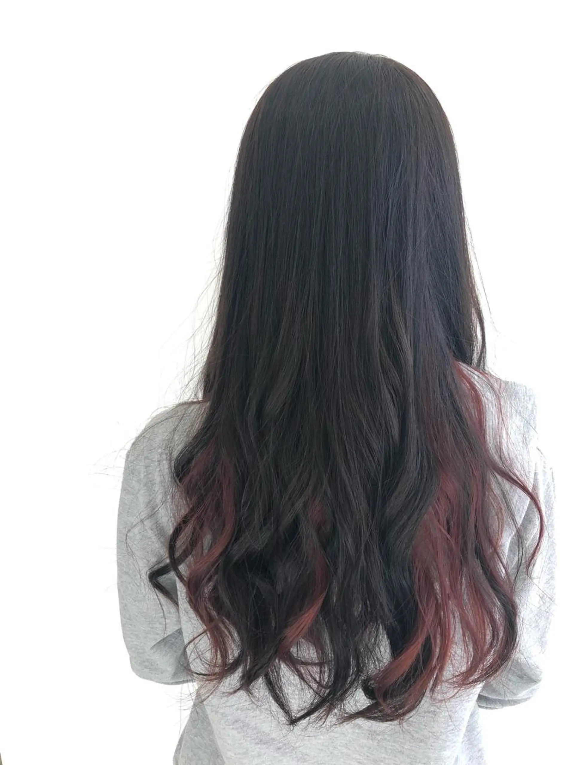 ロング カラー インナーカラー ピンクカラー ヘアカラー Lien by hair所属・宮崎 睦のヘアスタイル