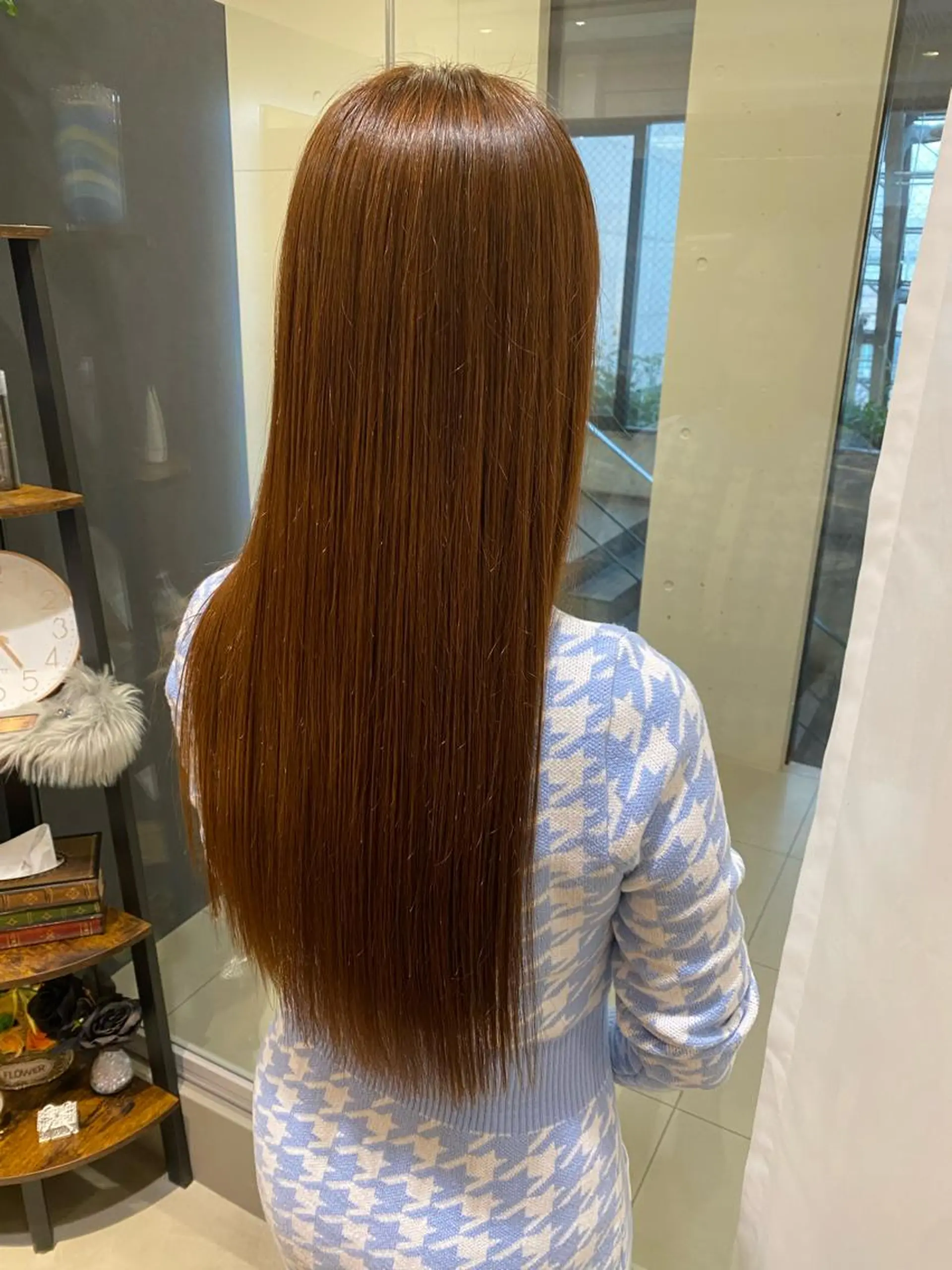ロング パーマ ストレートパーマ カット 縮毛矯正 トリートメント 田中 アキオのヘアスタイル
