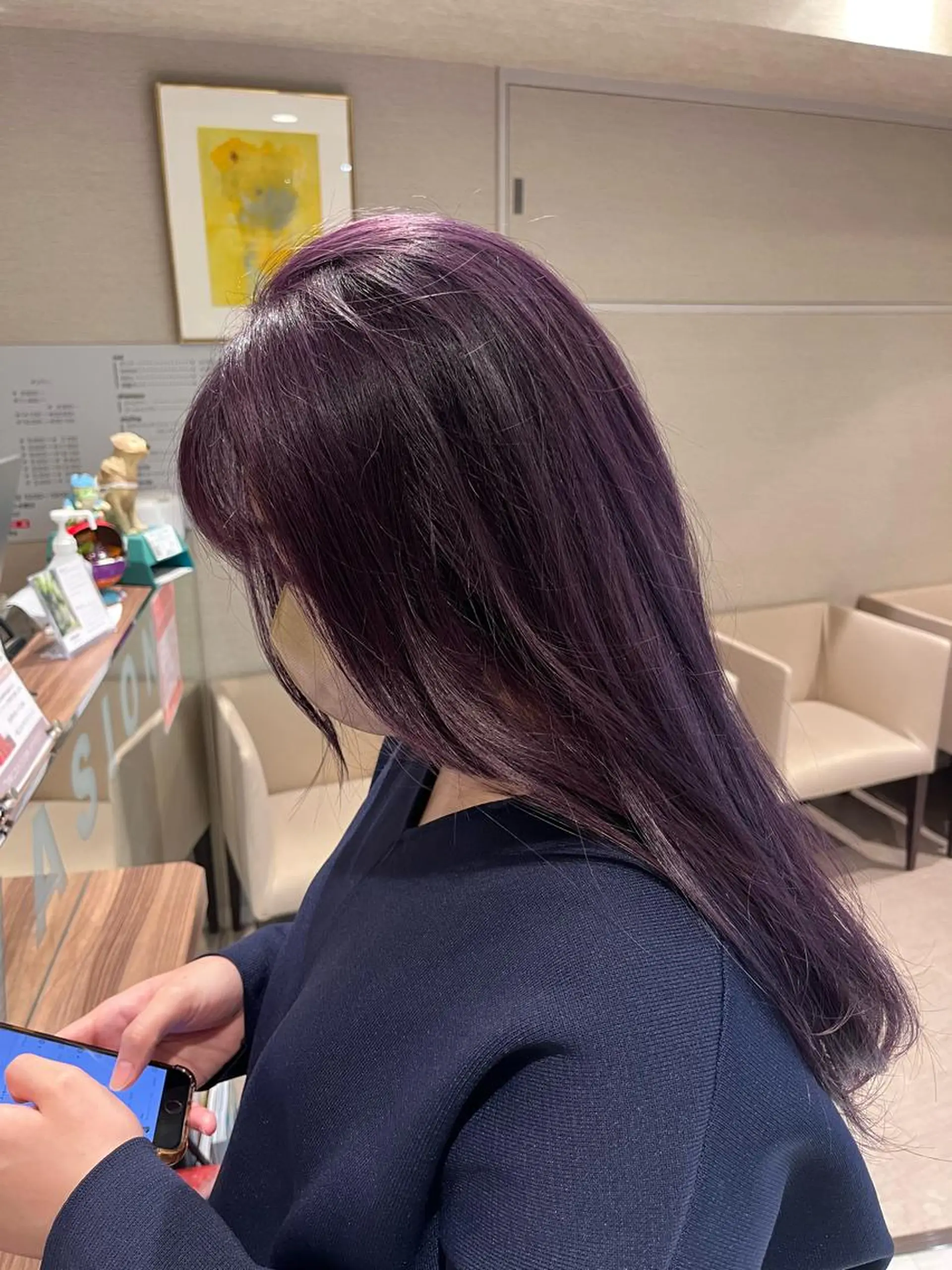 ロング カラー ブリーチ dogstar小林諒 パーマ/レイヤーのヘアスタイル